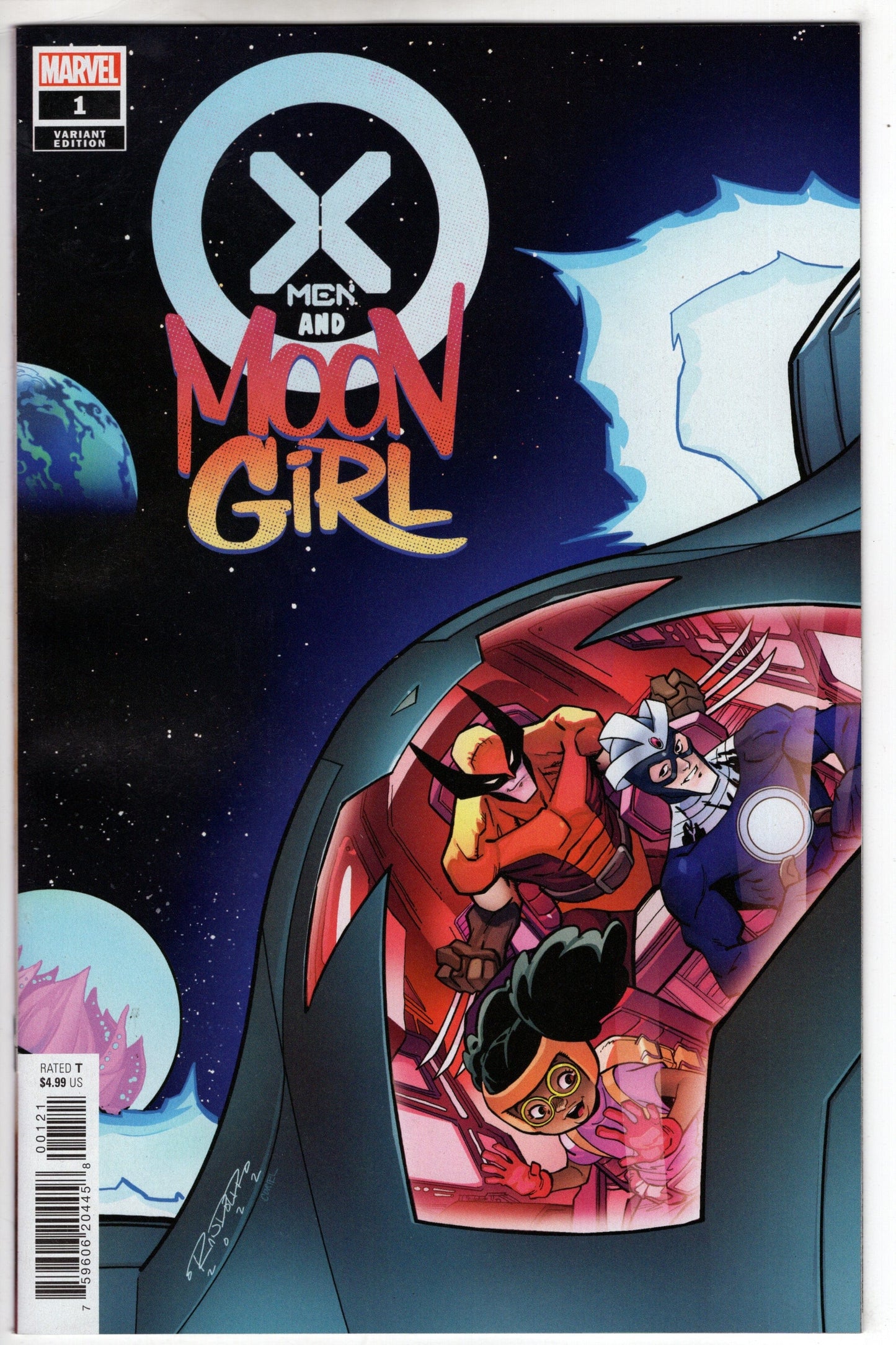 MARVEL PRH COMIC BOOK VF/NM X-MEN AND MOON GIRL #1 RANDOLPH CONNECTING VARIANT