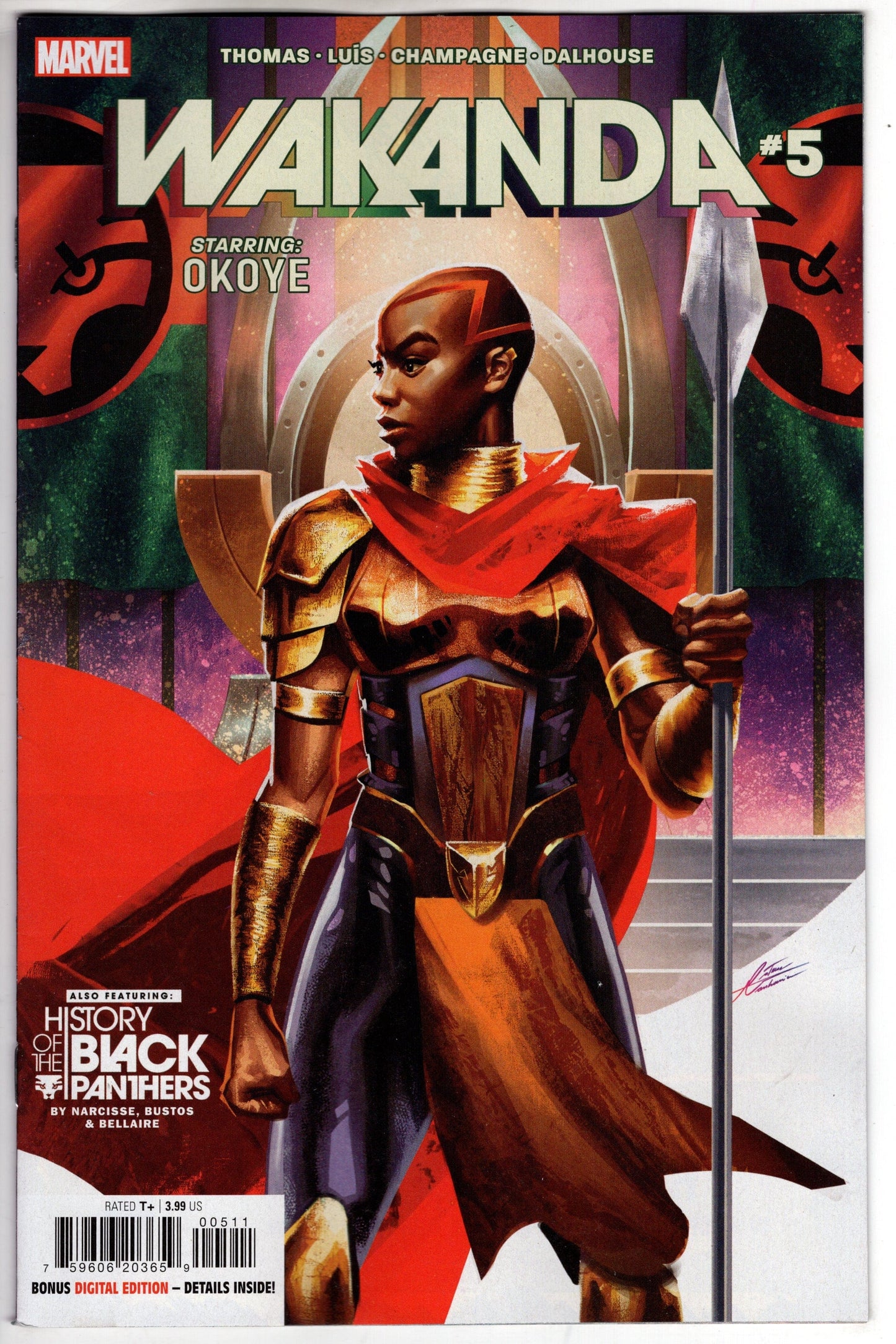 MARVEL PRH COMIC BOOK WAKANDA #5 (OF 5)