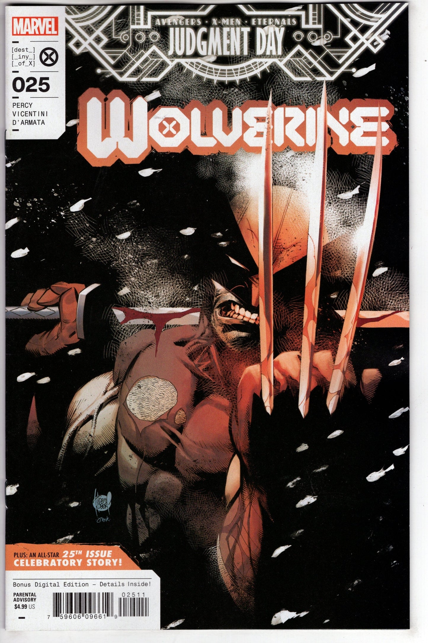 MARVEL PRH COMIC BOOK WOLVERINE #25