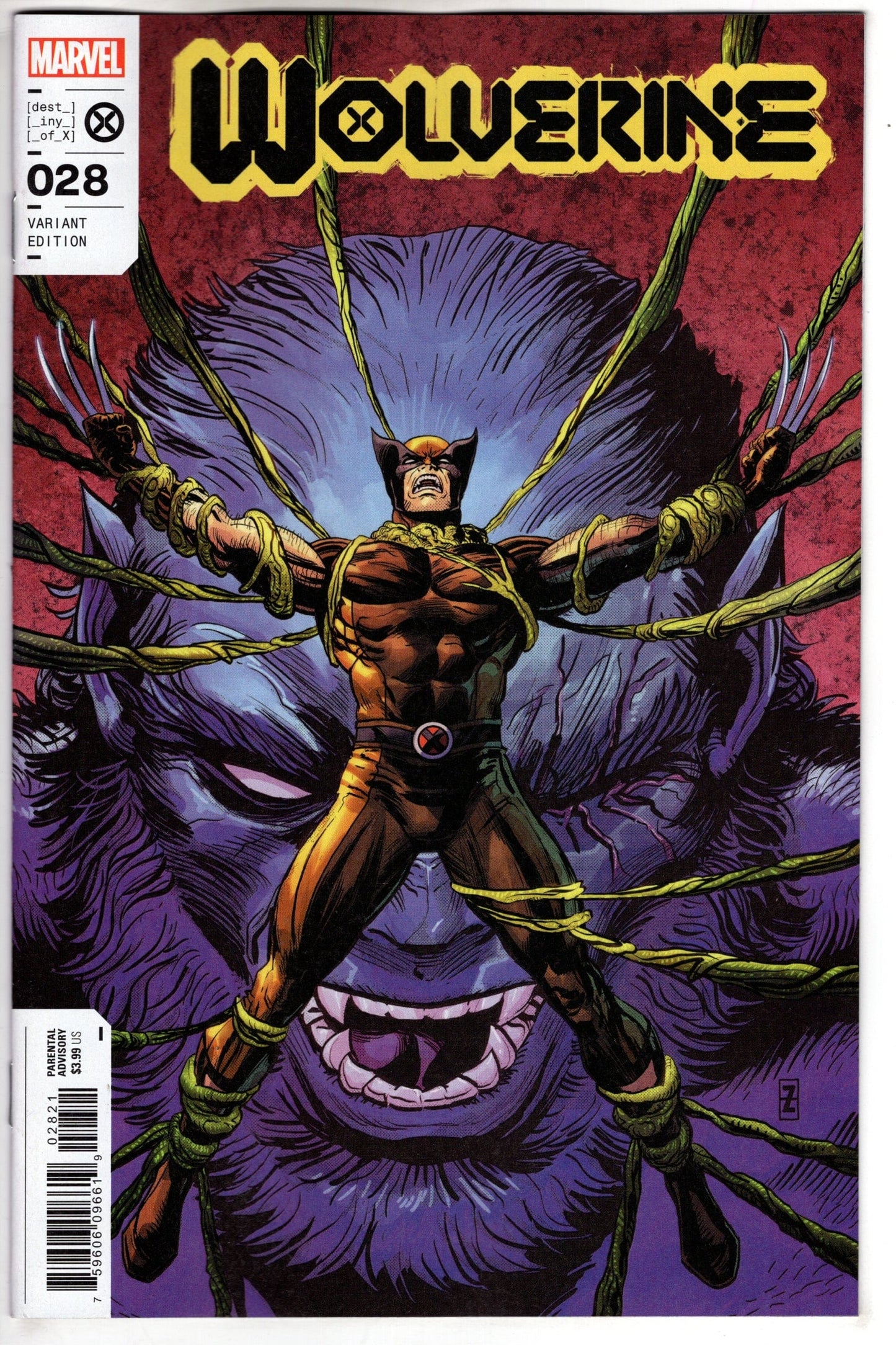 MARVEL PRH COMIC BOOK WOLVERINE #28 ZIRCHER VAR