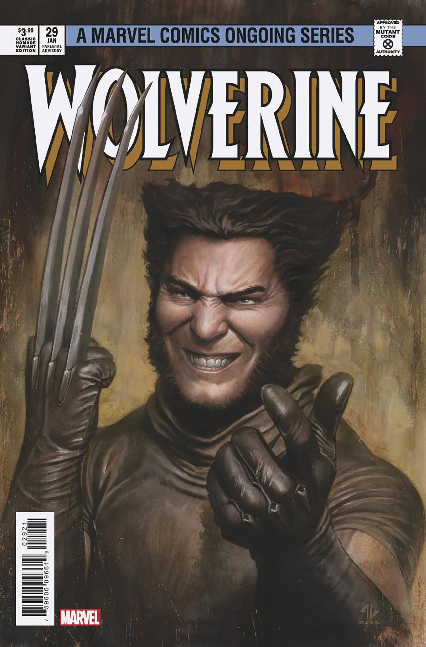 MARVEL PRH COMIC BOOK WOLVERINE #29 GRANOV CLASSIC HOMAGE Variant