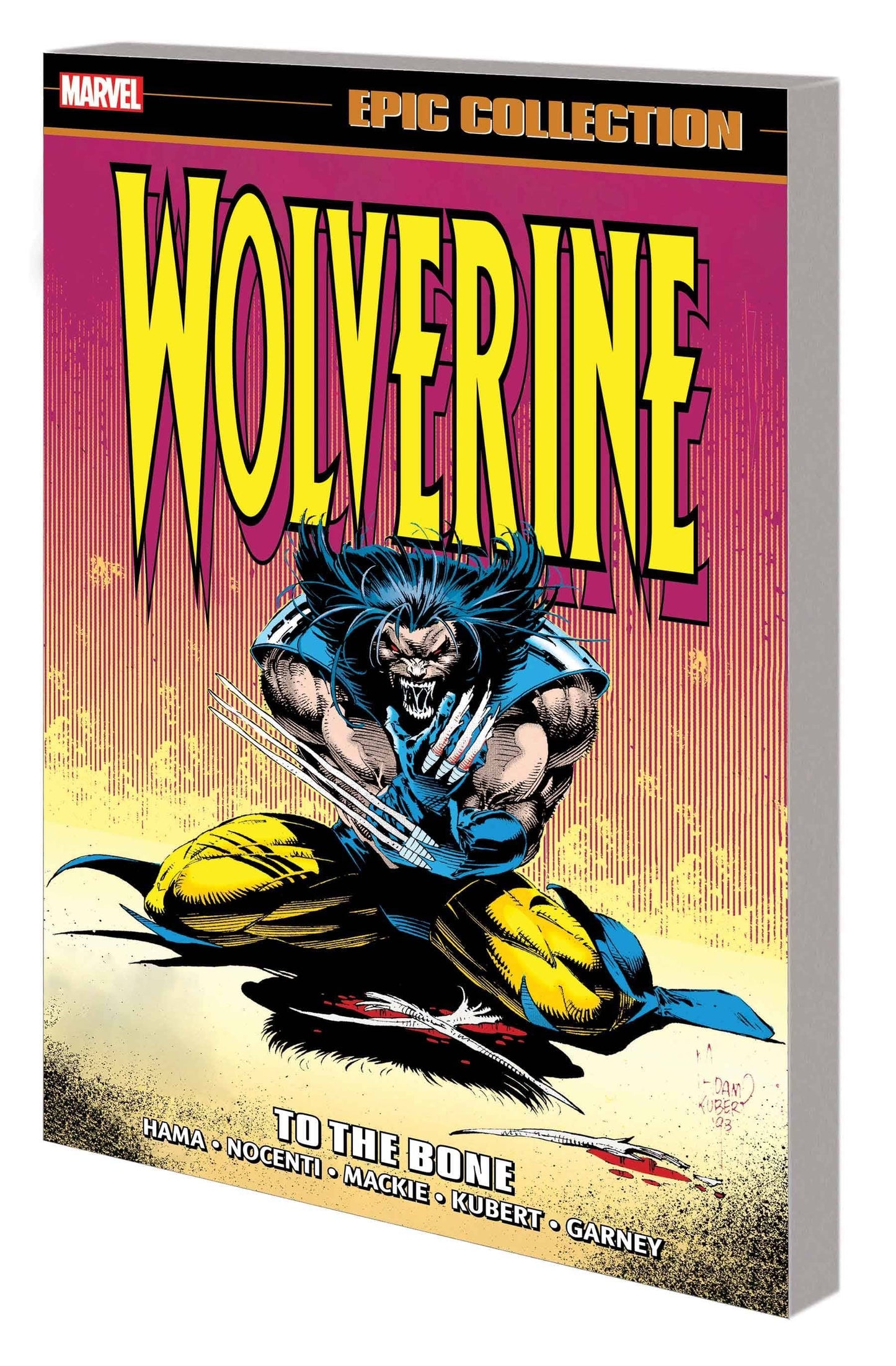 MARVEL PRH COMIC BOOK WOLVERINE EPIC COLLECTION TP TO THE BONE