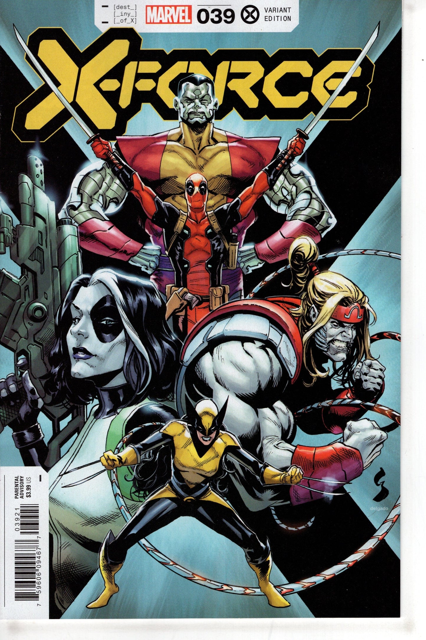 MARVEL PRH COMIC BOOK X-FORCE #39 SHAW VAR