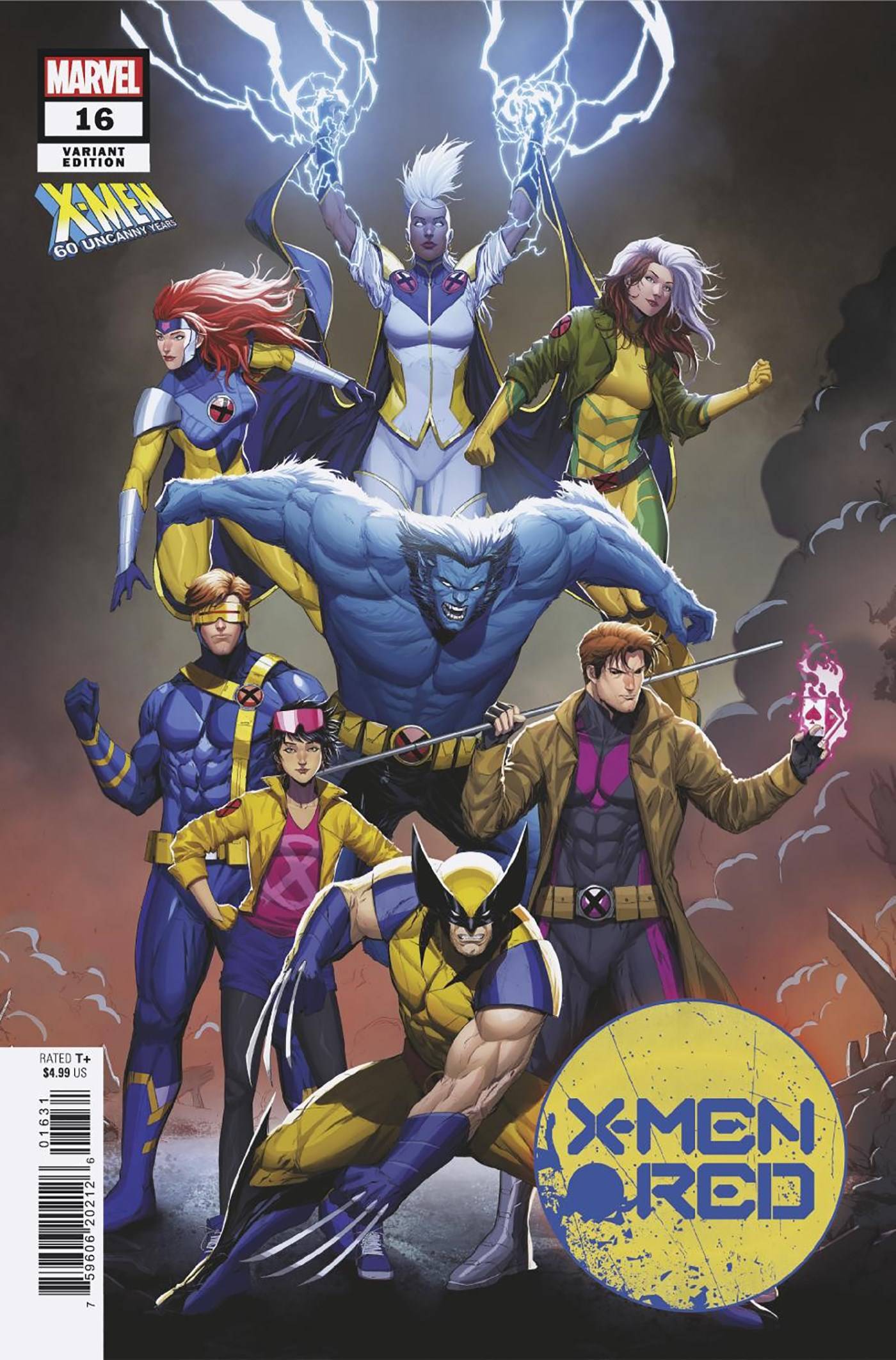 MARVEL PRH COMIC BOOK X-MEN RED #16 RAYMOND GAY X-MEN 60TH VAR