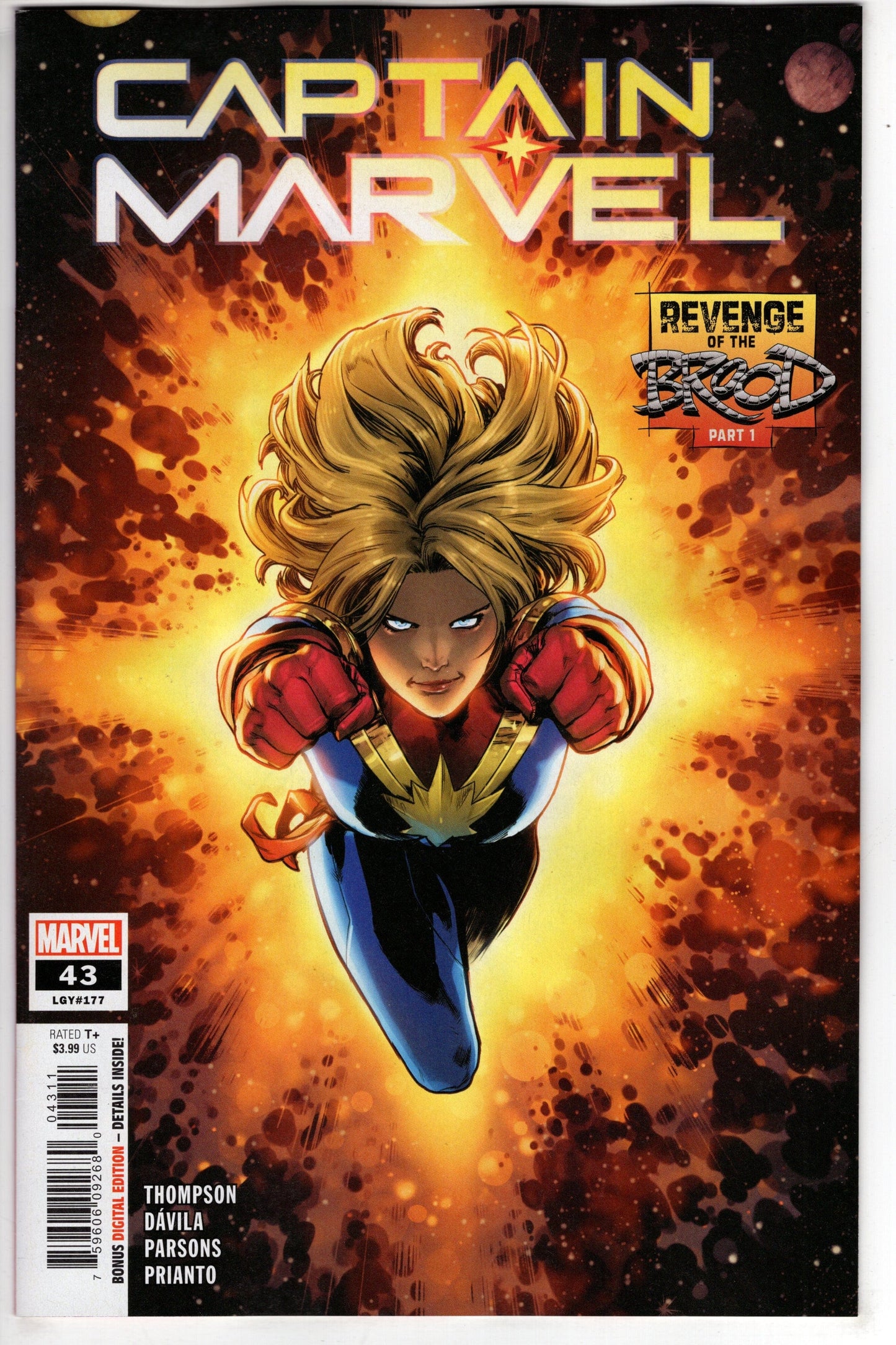MARVEL PRH COMIC BOOKS CAPTAIN MARVEL #43