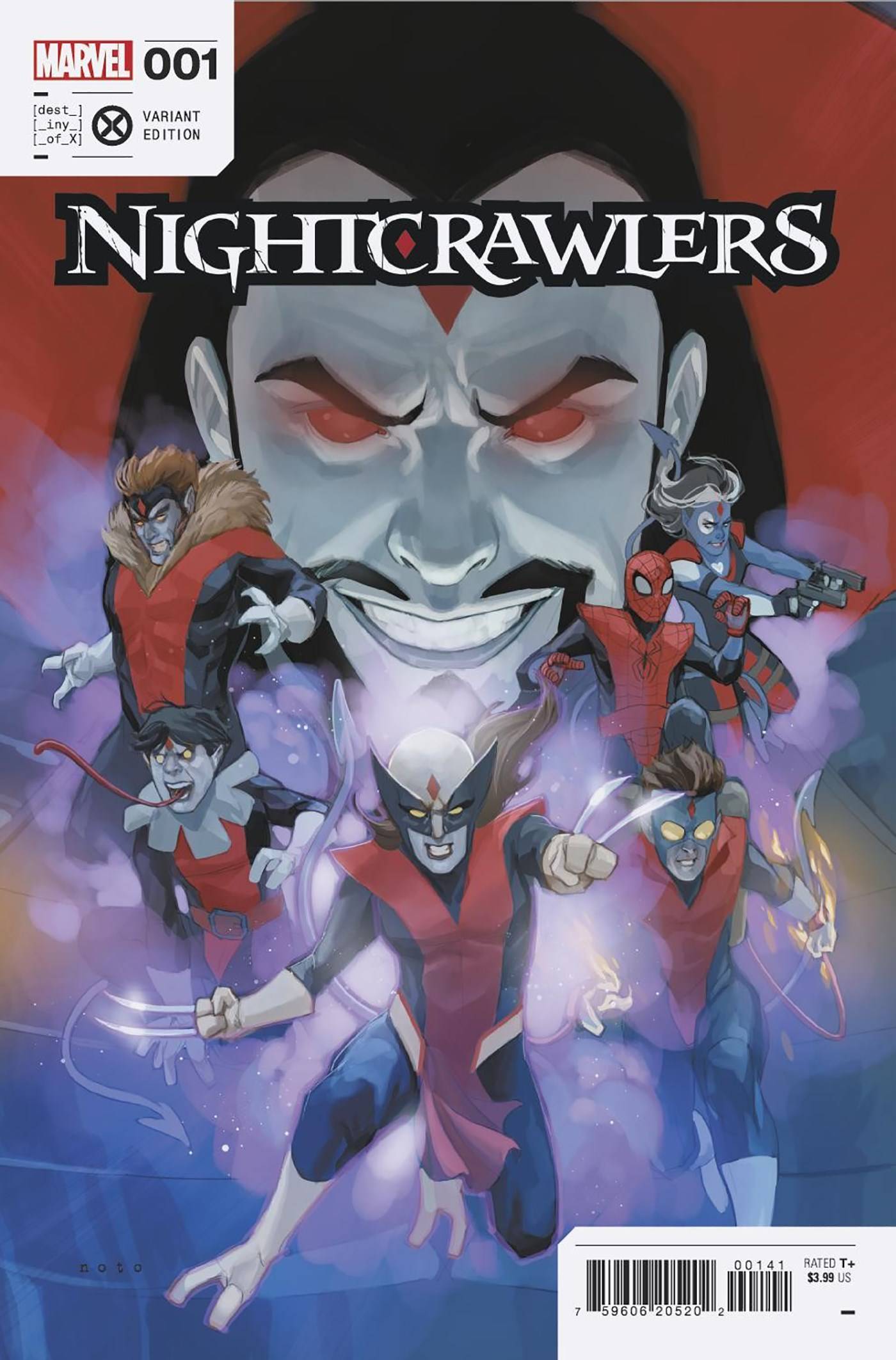 MARVEL PRH COMIC BOOKS NIGHTCRAWLERS #1 (OF 3) NOTO SOS FEBRUARY CONNECTING VAR