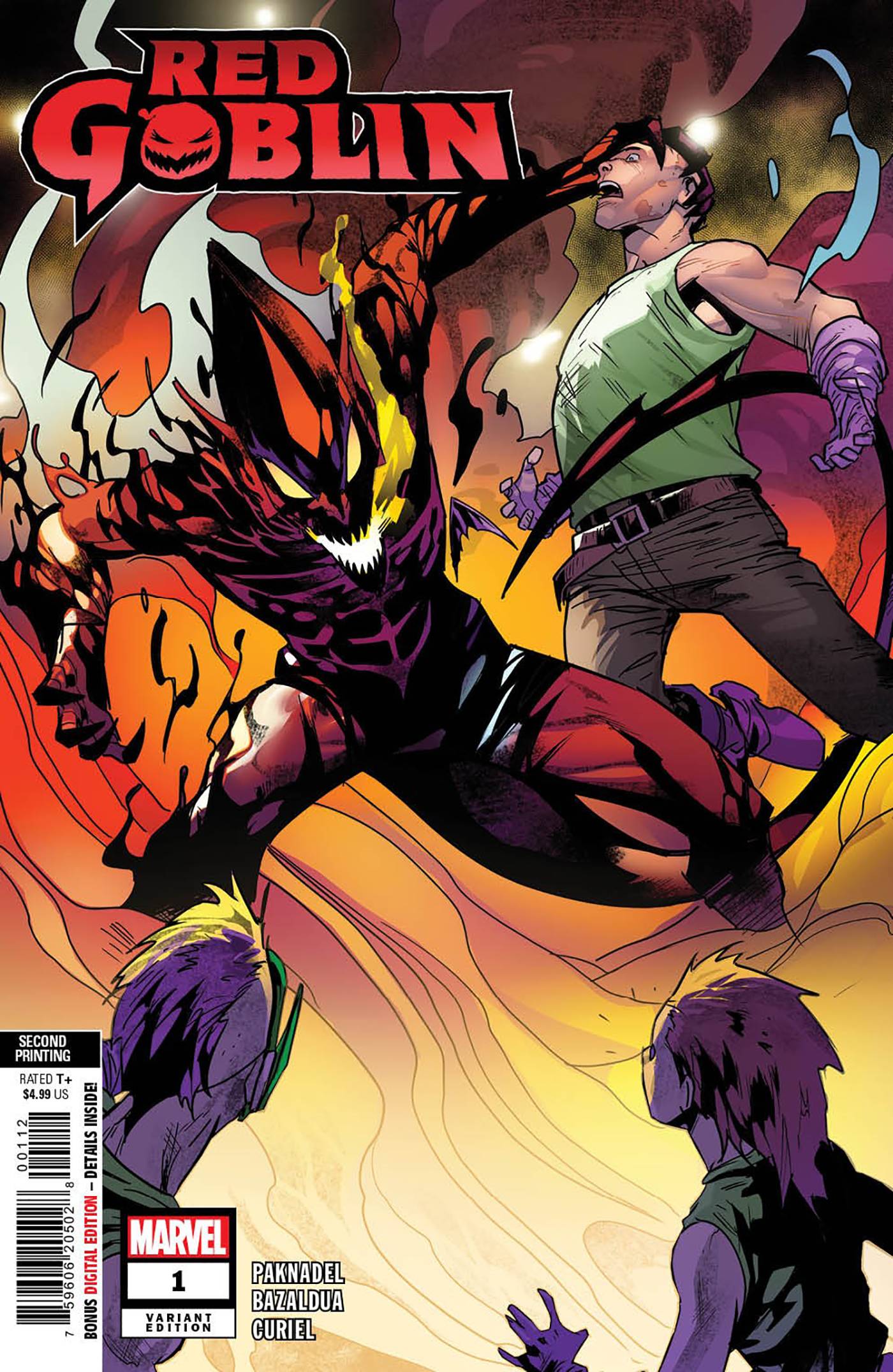 MARVEL PRH COMIC BOOKS RED GOBLIN #1 2ND PTG BAZALDUA VAR