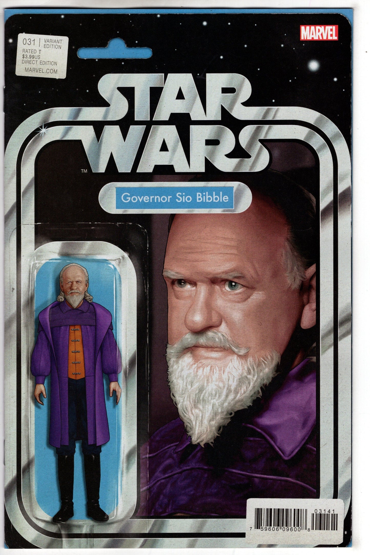 MARVEL PRH COMIC BOOKS STAR WARS #31 CHRISTOPHER ACTION FIGURE VAR