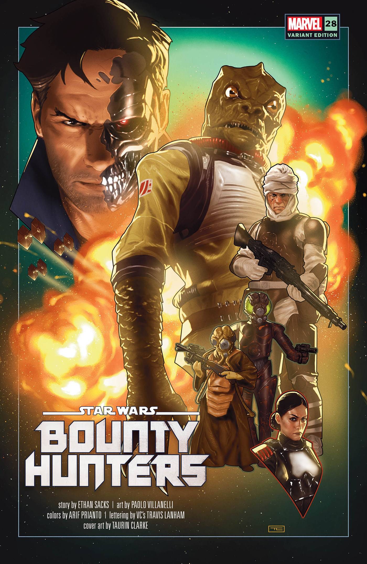 MARVEL PRH COMIC BOOKS STAR WARS BOUNTY HUNTERS #28 CLARKE REVELATIONS VAR