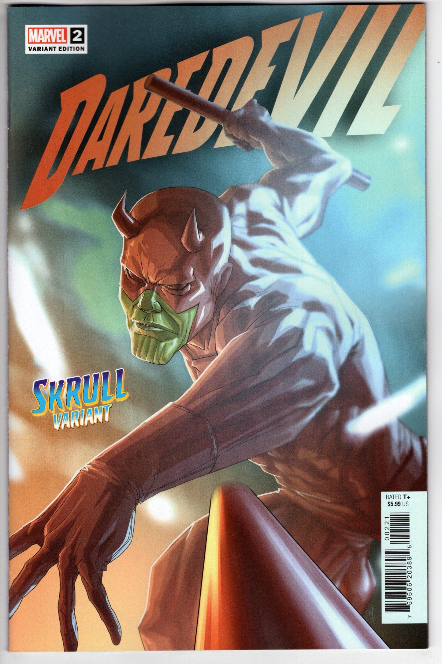 MARVEL PRH COMIC BOOKS VF/NM DAREDEVIL #2 WOODS SKRULL VARIANT