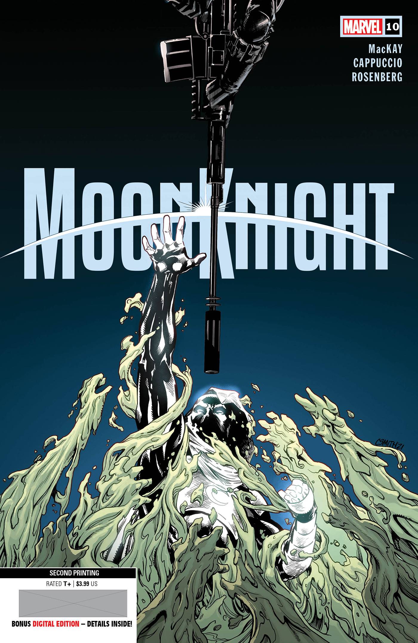 MARVEL PRH COMIC BOOKS VF/NM MOON KNIGHT #10 2ND PTG CORY SMITH VARIANT