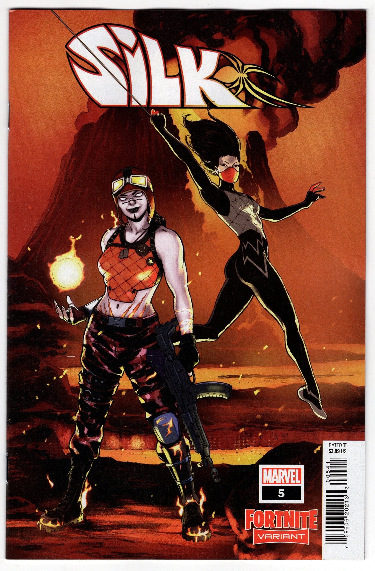 MARVEL PRH COMIC BOOKS VF/NM SILK #5 DAVID LOPEZ FORTNITE VARIANT