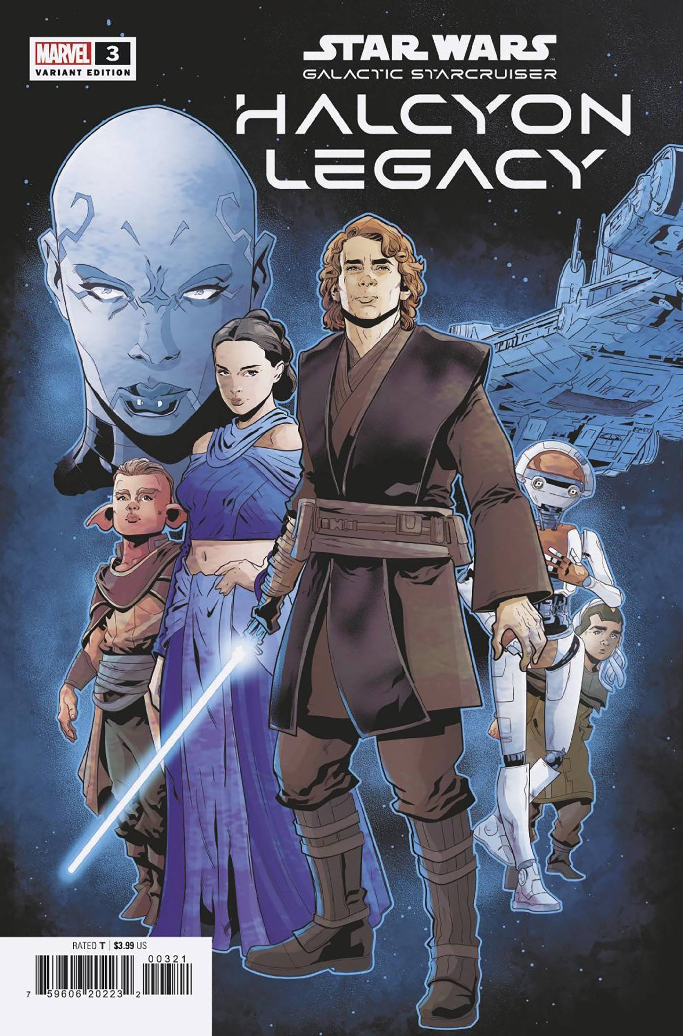 MARVEL PRH COMIC BOOKS VF/NM STAR WARS HALCYON LEGACY #3 (OF 5) SLINEY CONNECTING VARIANT