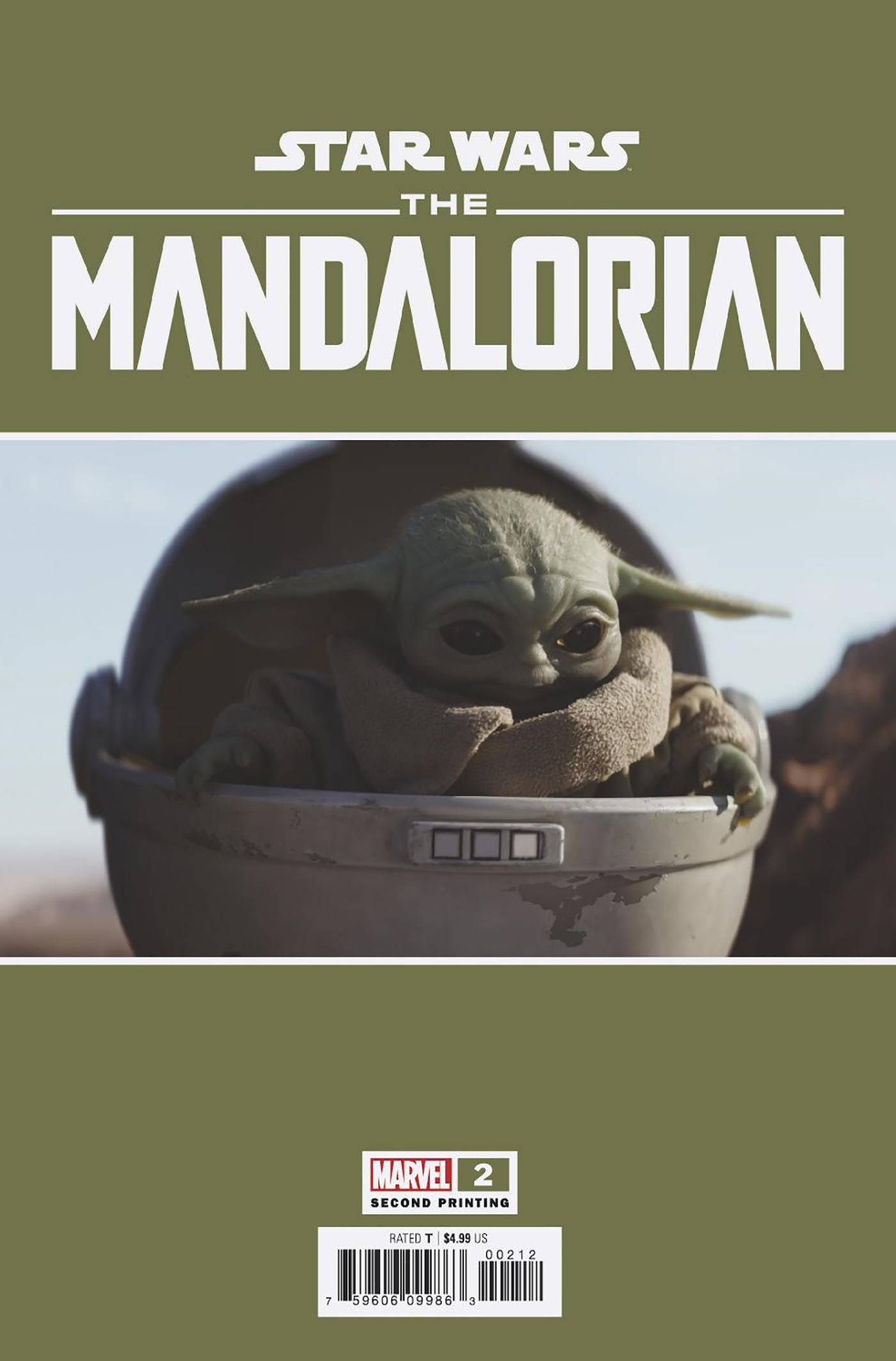 MARVEL PRH COMIC BOOKS VF/NM STAR WARS MANDALORIAN #2 2ND PTG PHOTO VARIANT