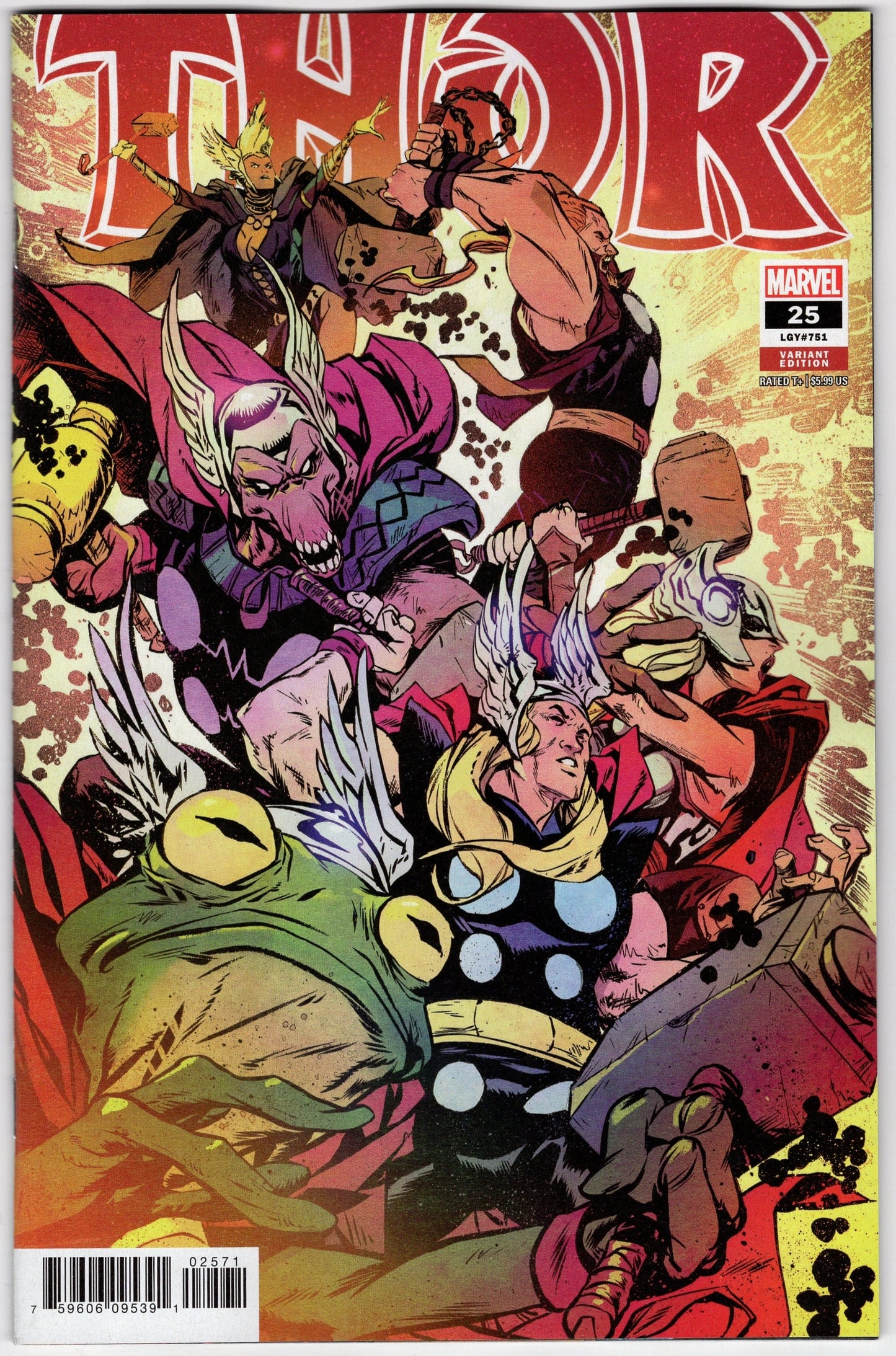 MARVEL PRH COMIC BOOKS VF/NM THOR #25 GREENE VARIANT