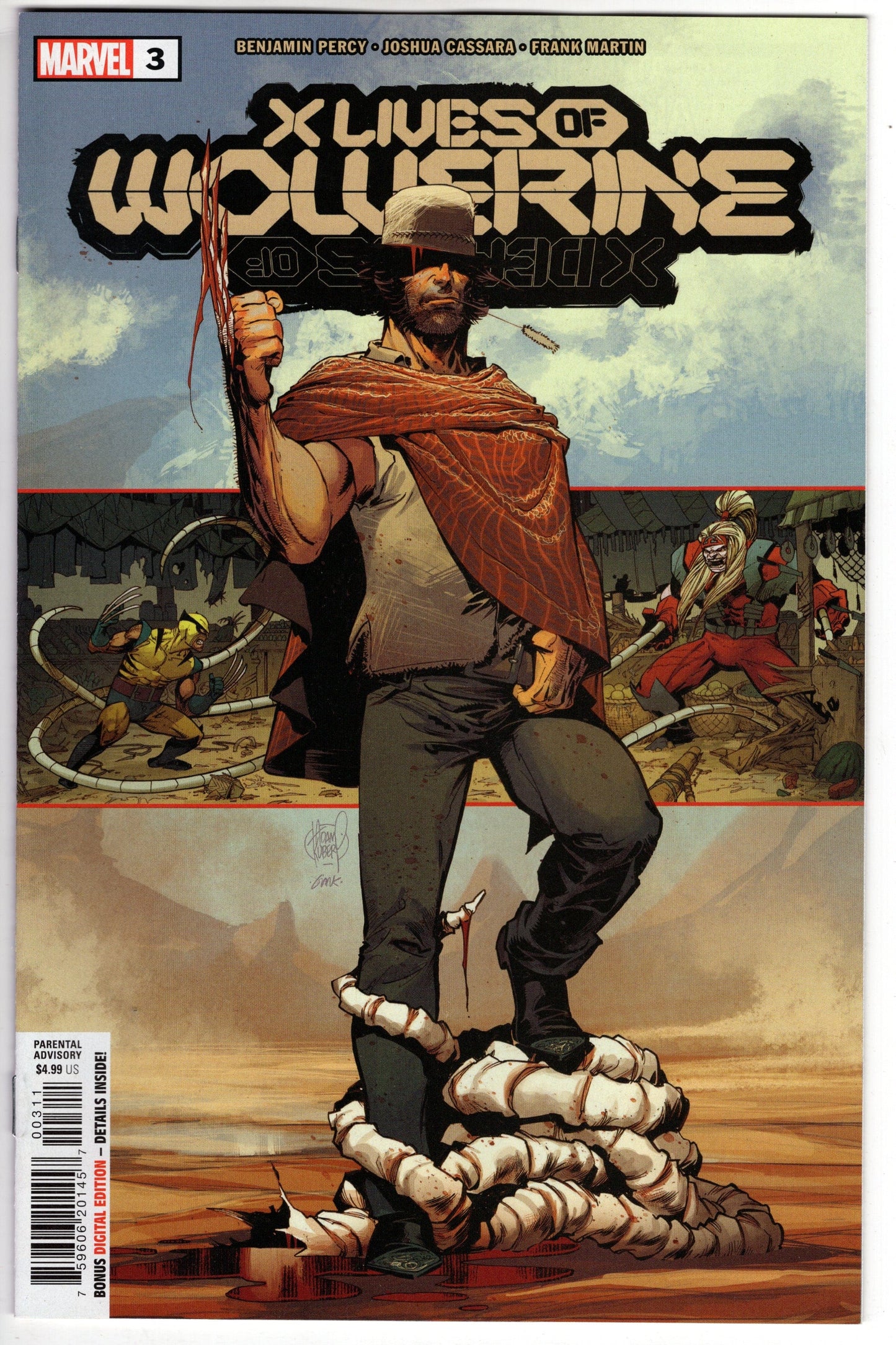 MARVEL PRH COMIC BOOKS X Lives Of Wolverine #3