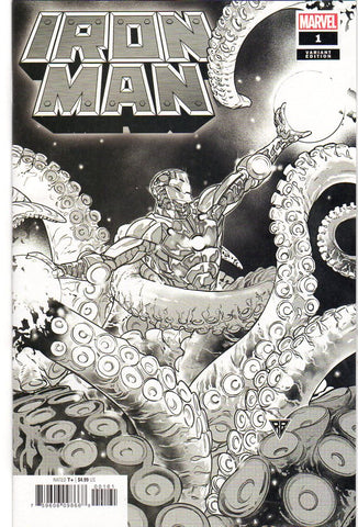 Iron Man Vol 6 #1 Cover L Incentive RB Silva Launch Sketch Cover - Packrat Comics