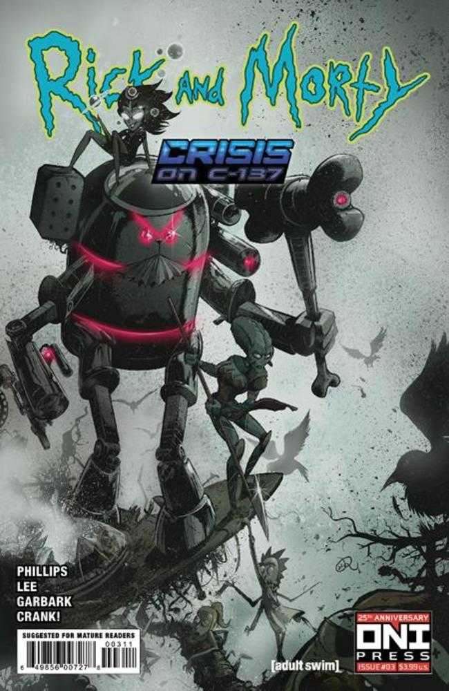 ONI PRESS INC. COMIC BOOK Rick And Morty Crisis On C 137 #3 (Of 4) Cover A Ryan Lee