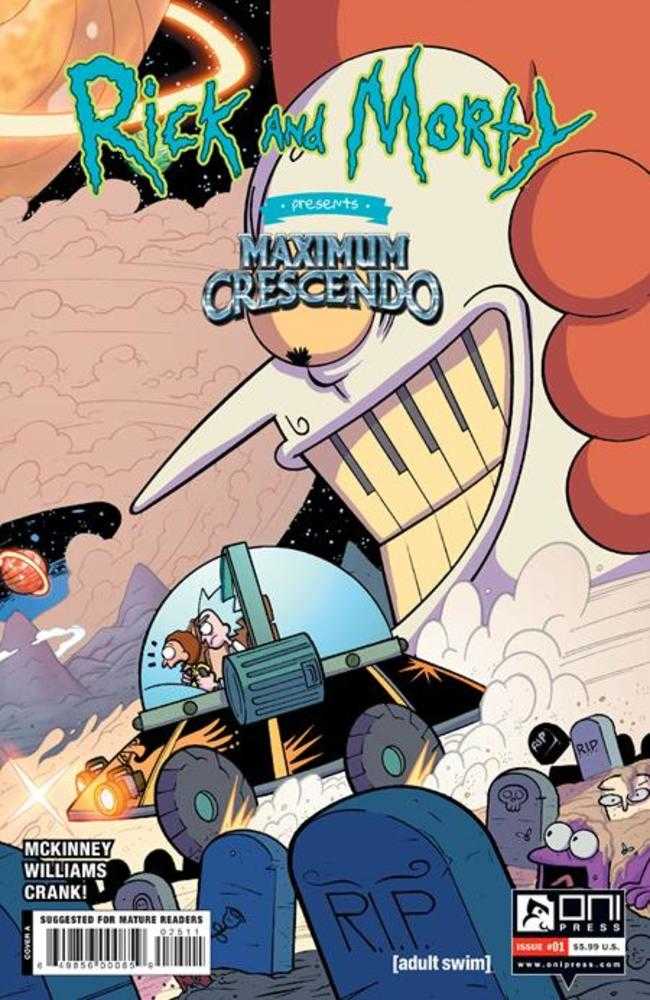 ONI PRESS INC. COMIC BOOK Rick And Morty Presents Maximum Crescendo #1 Cover A Jarrett Williams (Mature)