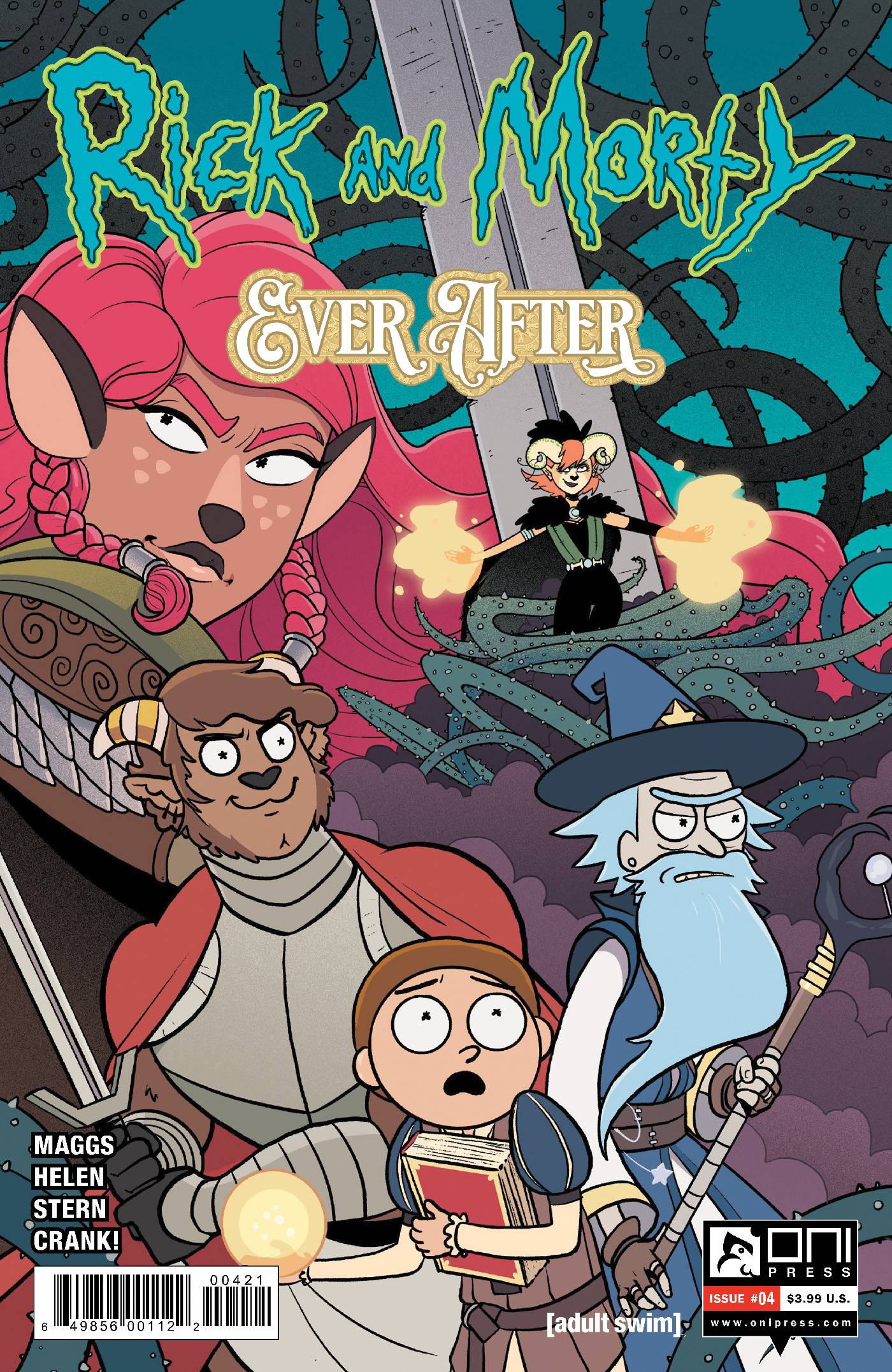 ONI PRESS INC. COMIC BOOK RICK & MORTY EVER AFTER #4 CVR B STERN