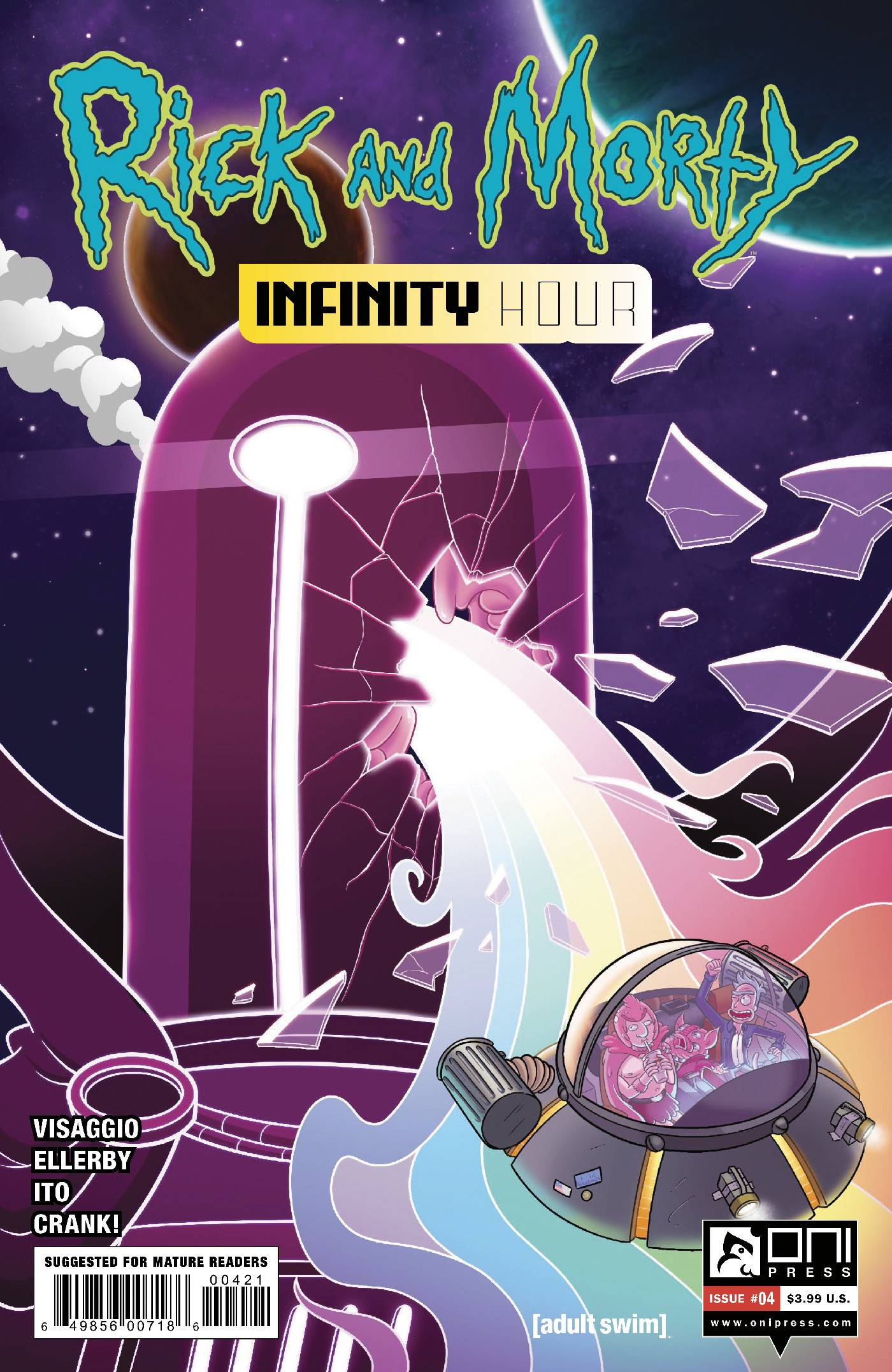 ONI PRESS INC. COMIC BOOK VF/NM RICK AND MORTY INFINITY HOUR #4 CVR B ITO