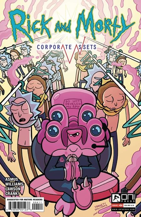ONI PRESS INC. COMIC BOOKS Rick And Morty Corporate Assets #4 Cover A Williams