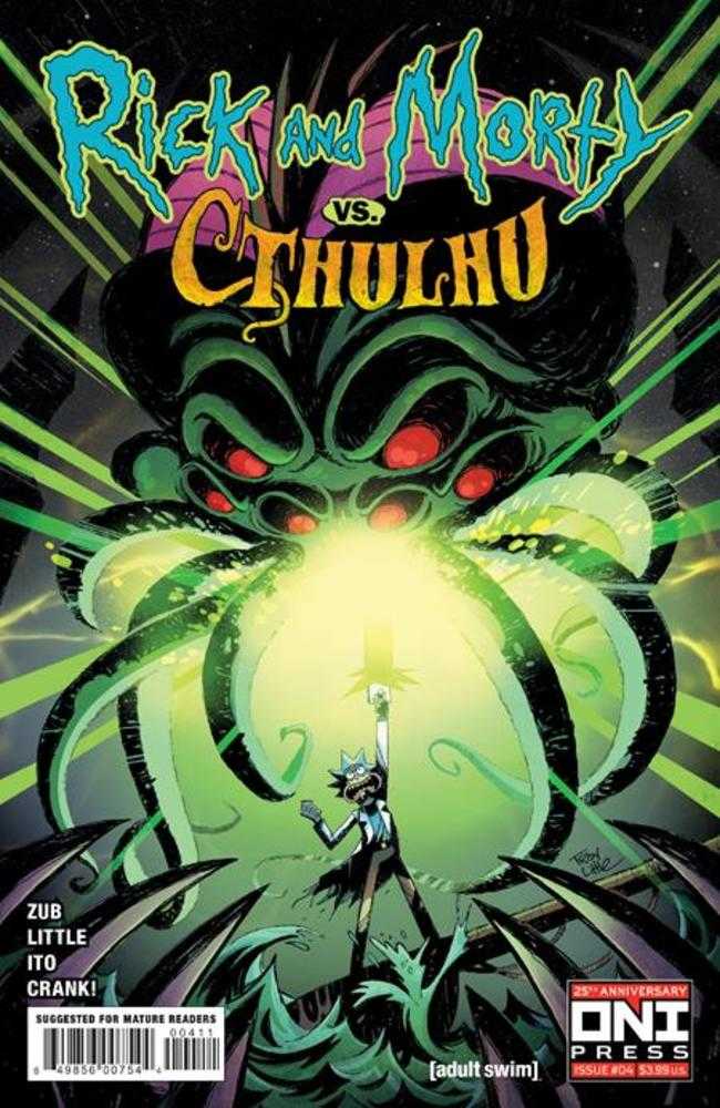 ONI PRESS INC. COMIC BOOKS Rick And Morty vs Cthulhu #4 (Of 4) Cover A Troy Little (Mature)