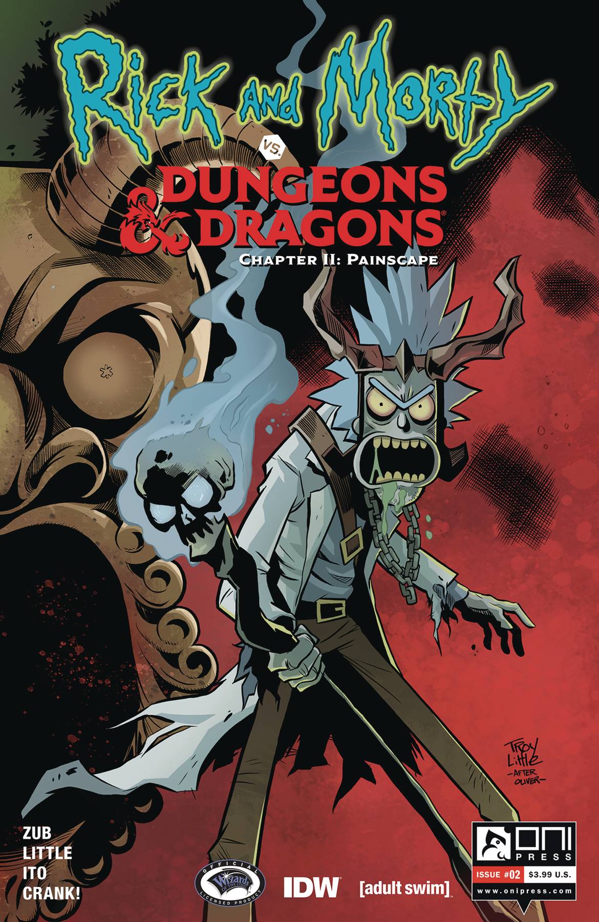 ONI PRESS INC. Comics RICK & MORTY VS D&D II PAINSCAPE #2 CVR A LITTLE (MR)