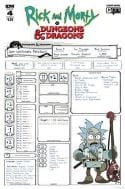 ONI PRESS INC. IDW PUBLISHING RICK & MORTY VS DUNGEONS & DRAGONS #4 (OF 4) CVR B LITTLE (C