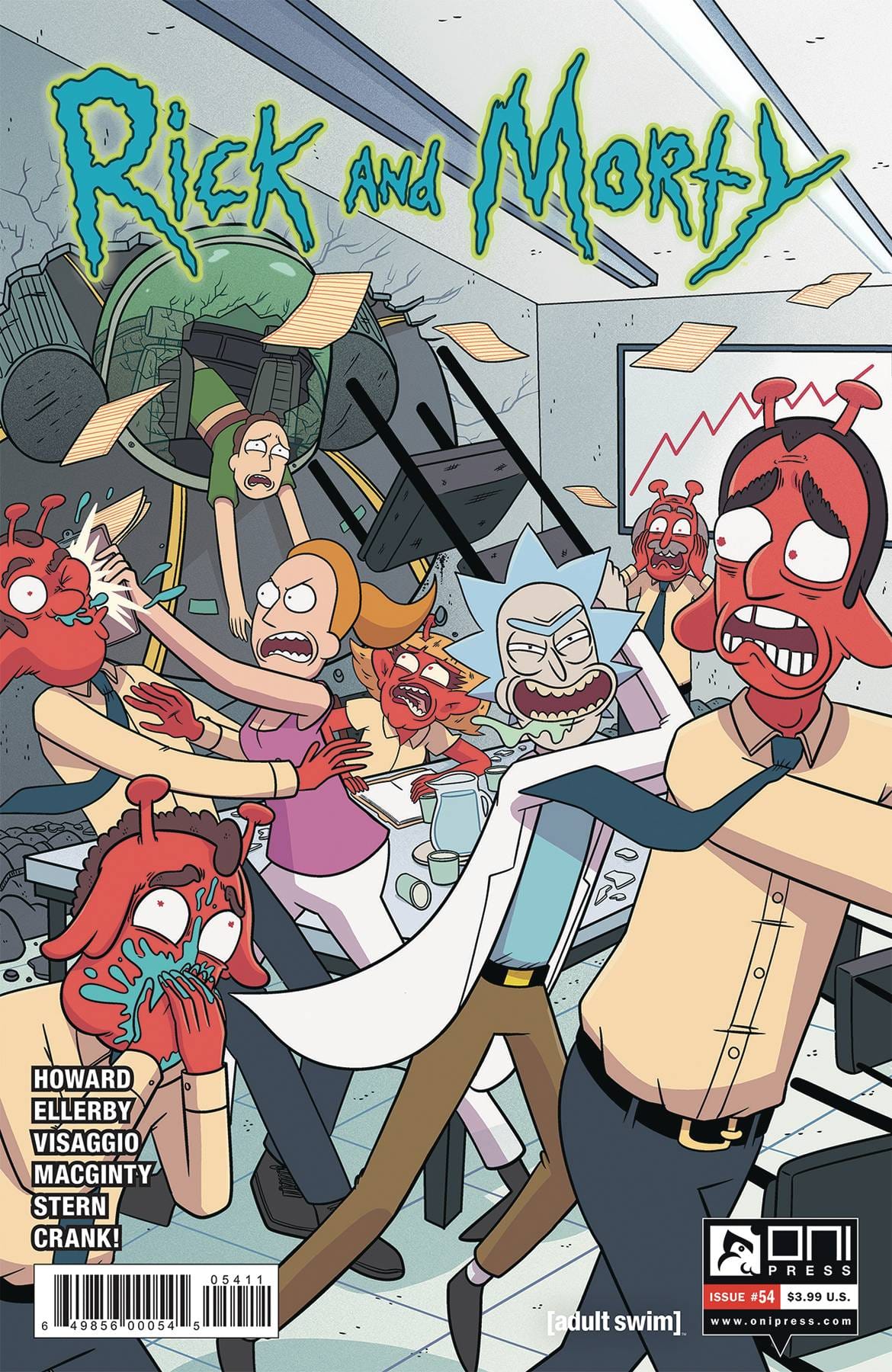 ONI PRESS INC. ONI PRESS INC. RICK & MORTY #54 CVR A ELLERBY