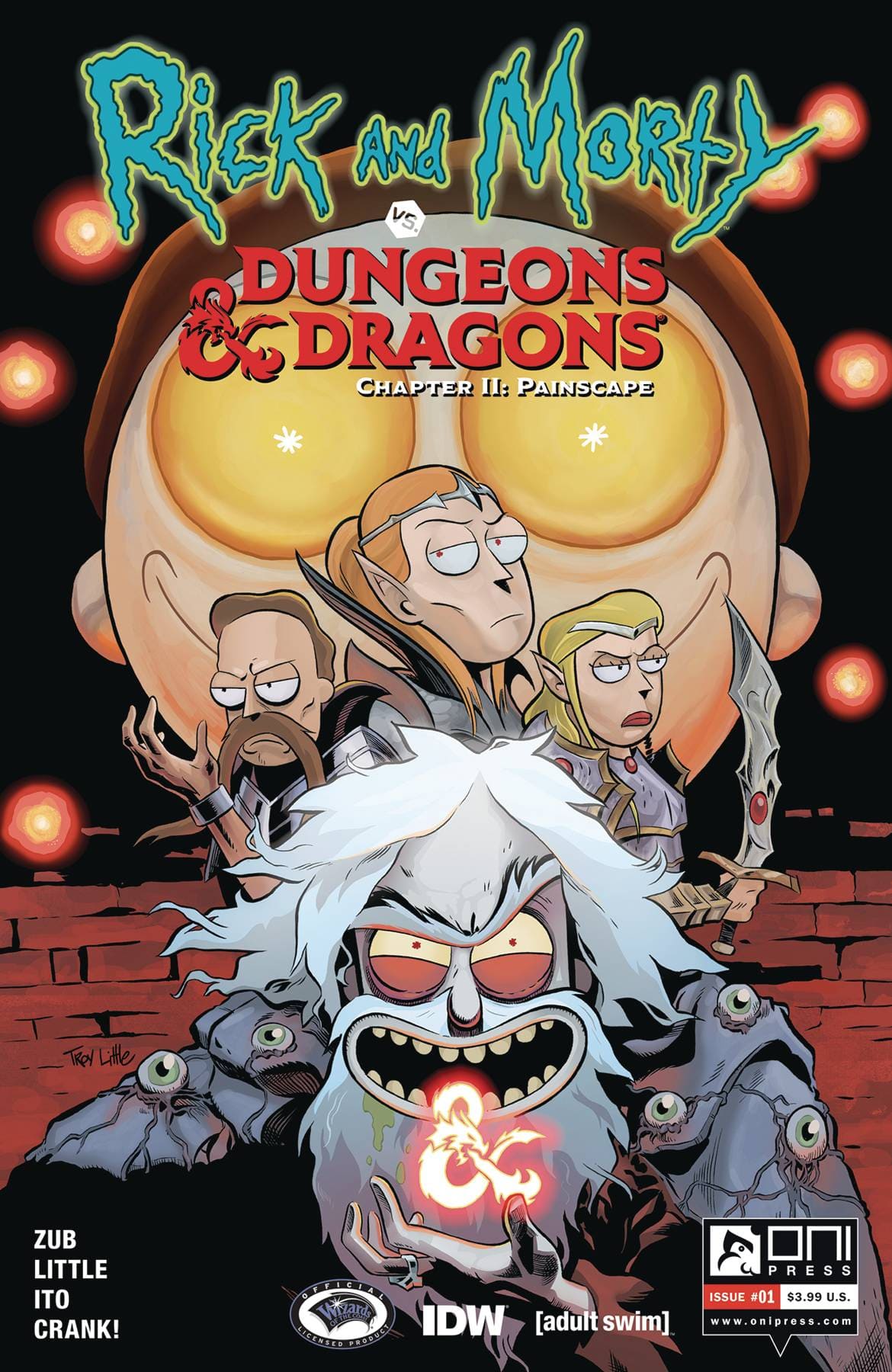 ONI PRESS INC. ONI PRESS INC. RICK & MORTY VS D&D II PAINSCAPE #1 CVR A ITO (MR)