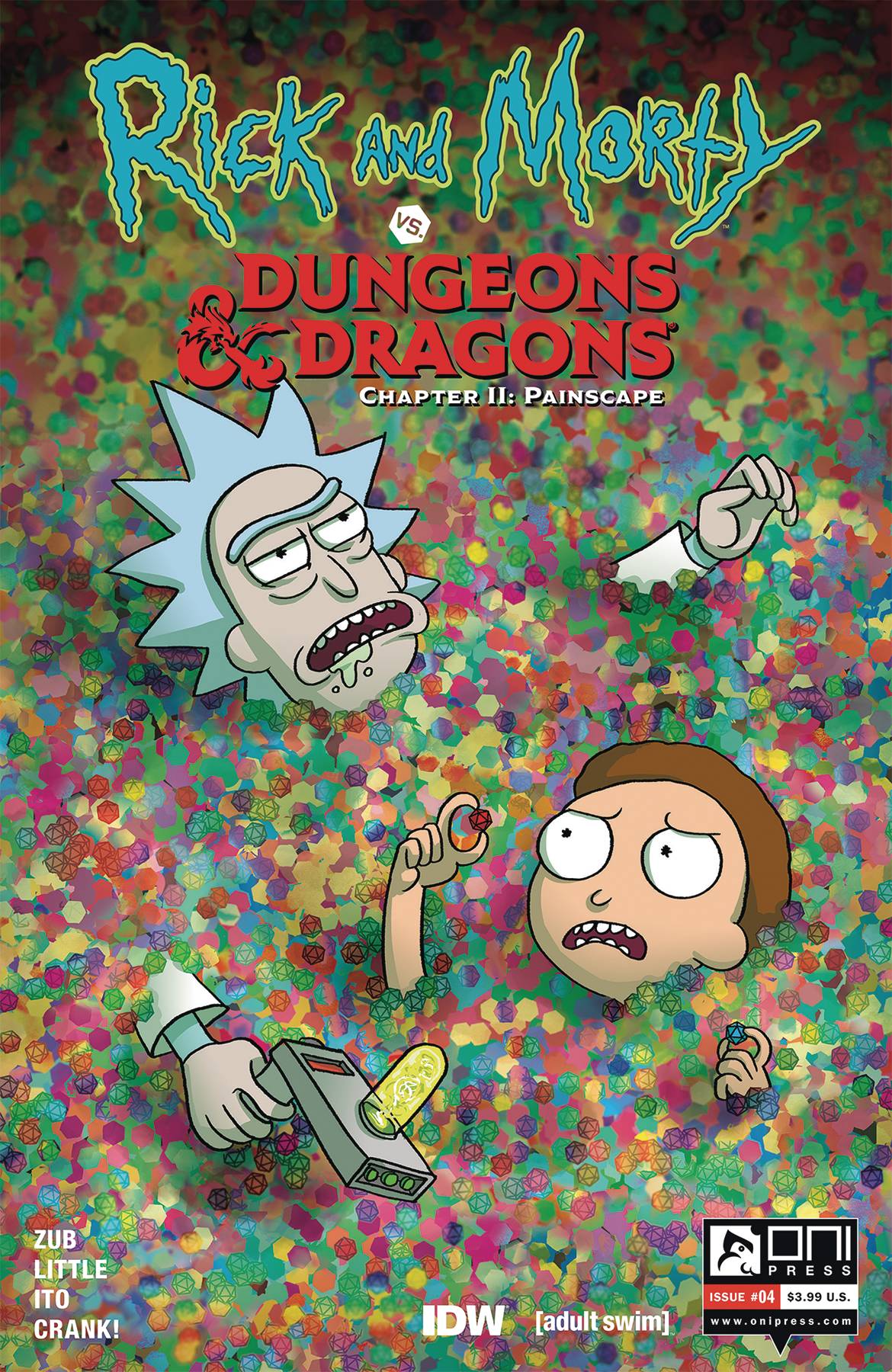 ONI PRESS INC. ONI PRESS INC. RICK & MORTY VS D&D II PAINSCAPE #4 CVR B WELLS