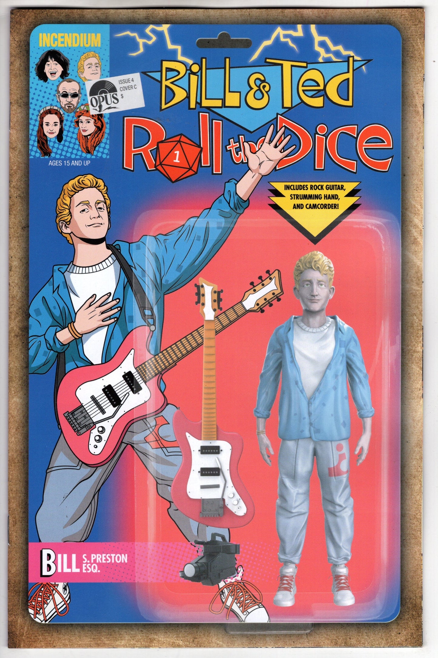 OPUS COMICS COMIC BOOK BILL & TED ROLL DICE #4 VARIANT