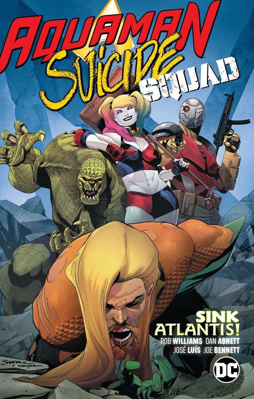 Packrat Comics AQUAMAN SUICIDE SQUAD SINK ATLANTIS TP