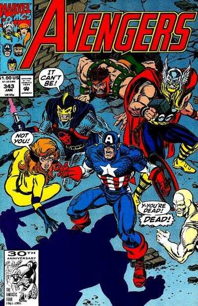 Packrat Comics Avengers #343
