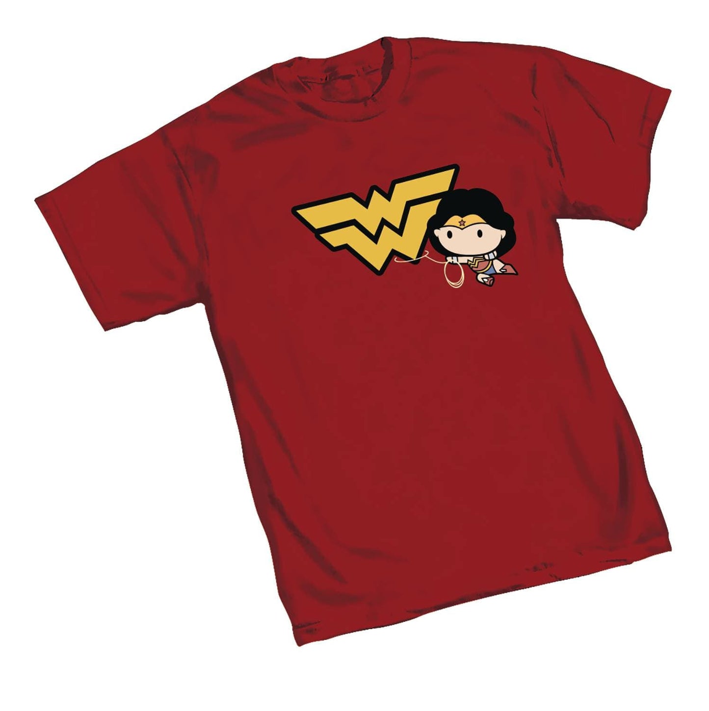 Packrat Comics T-SHIRT DC HEROES WONDER WOMAN LASSO SYMBOL T/S