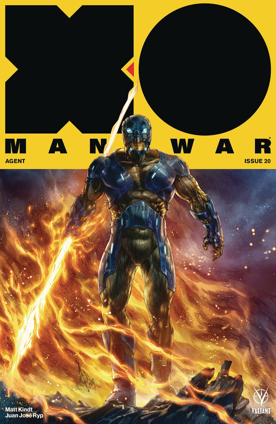 Packrat Comics VALIANT ENTERTAINMENT LLC X-O MANOWAR (2017) #20 CVR B QUAH