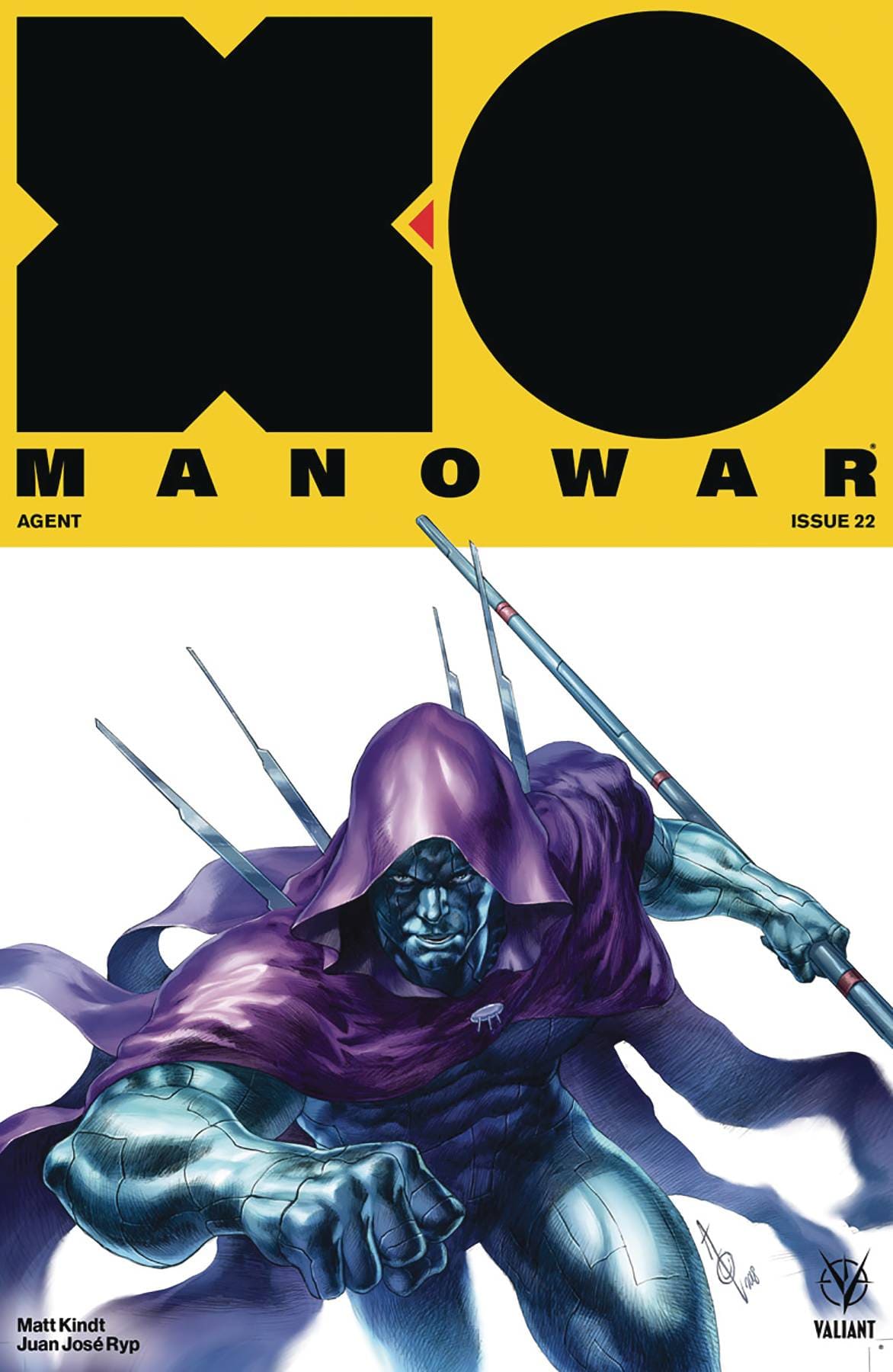 Packrat Comics VALIANT ENTERTAINMENT LLC X-O MANOWAR (2017) #22 CVR B QUAH