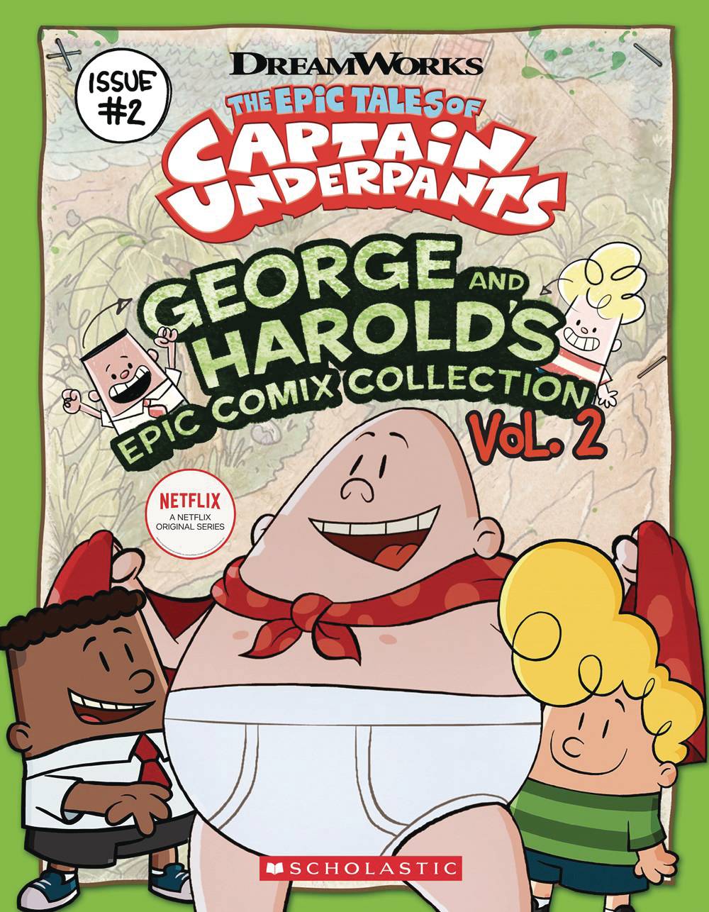 SCHOLASTIC INC KIDS EPIC TALES CAPT UNDERPANTS VOL 02 GEORGE & HAROLDS COMIX