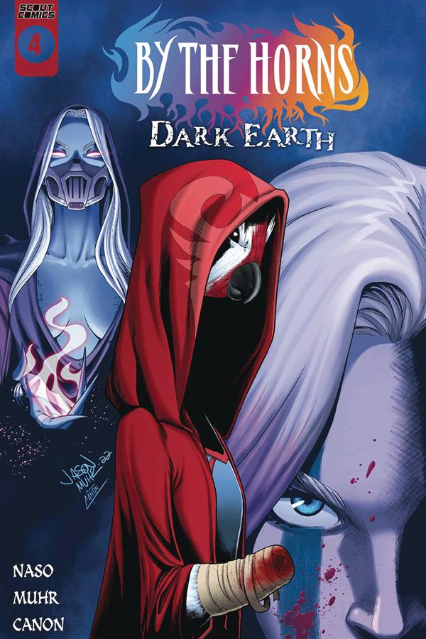 SCOUT COMICS COMIC BOOK BY THE HORNS DARK EARTH #4 (MR)
