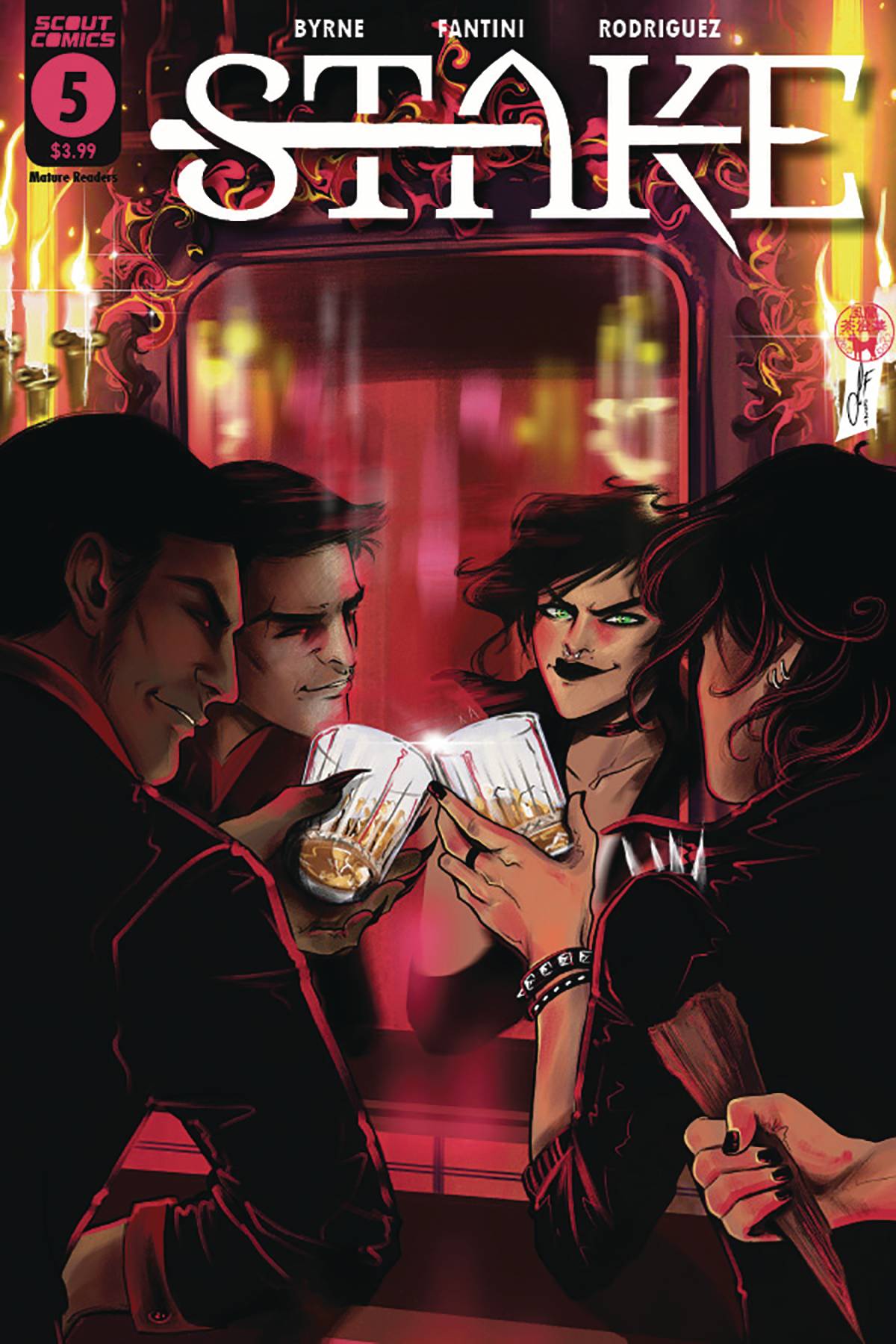 SCOUT COMICS COMIC BOOK STAKE #5 CVR A FANTINI (MR)