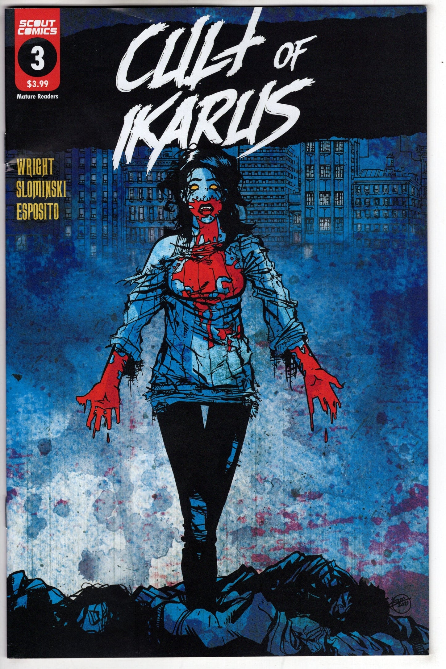 SCOUT COMICS COMIC BOOK VF CULT OF IKARUS #3 (OF 4)
