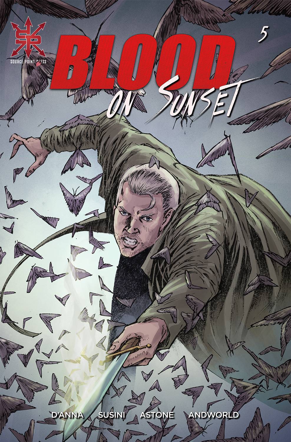 SOURCE POINT PRESS COMIC BOOK VF/NM BLOOD ON SUNSET #5 (OF 5) (MR)