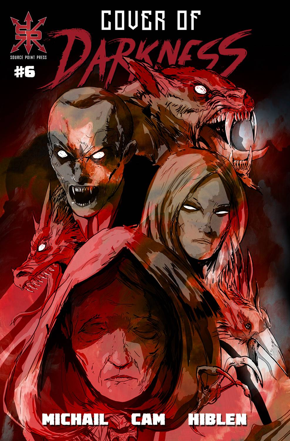 SOURCE POINT PRESS COMIC BOOK VF/NM COVER OF DARKNESS #6 CVR A HIBLEN (MR)