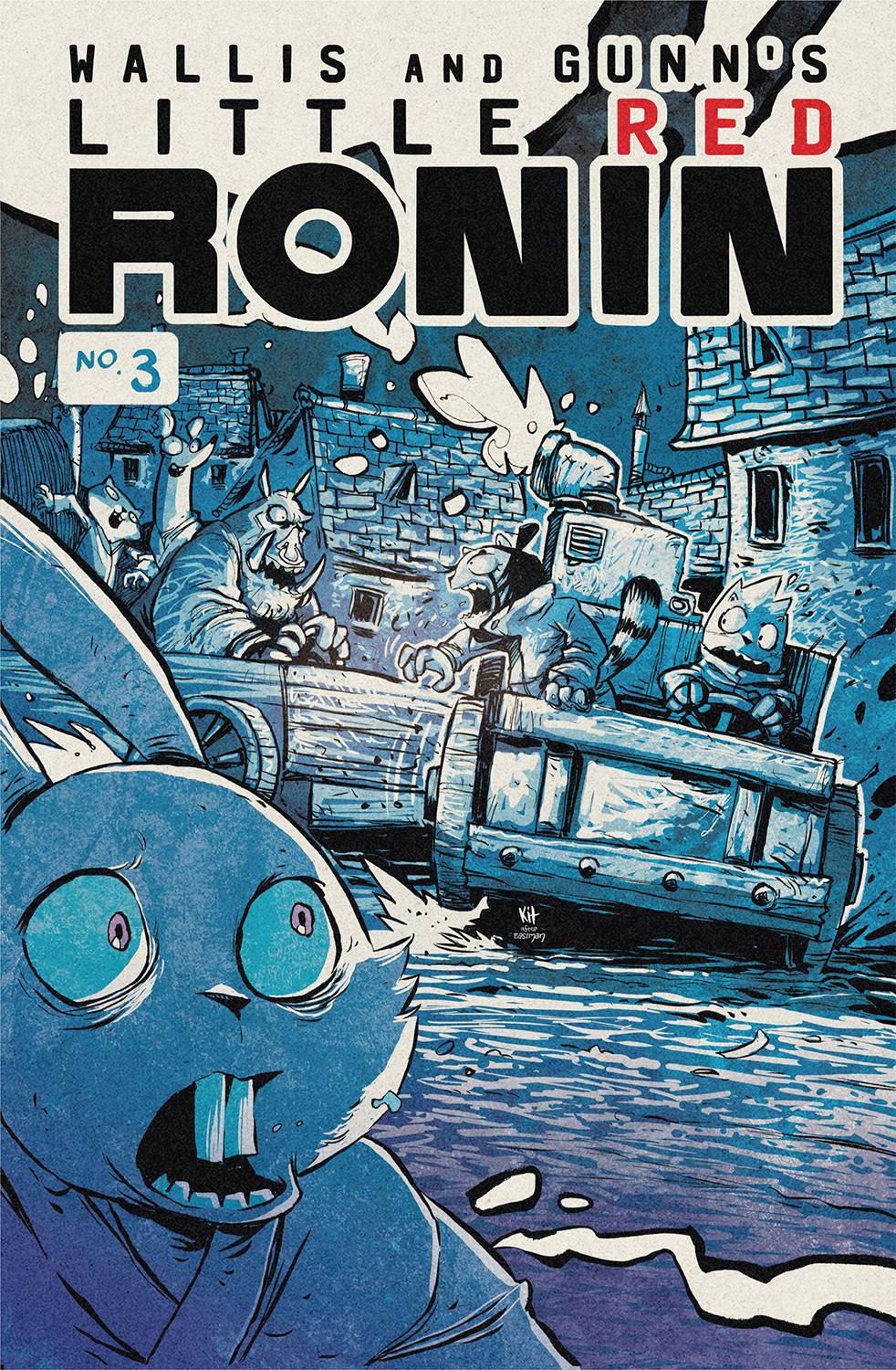SOURCE POINT PRESS COMIC BOOK VF/NM LITTLE RED RONIN #3 CVR B THANK YOU INCV WALLIS VARIANT