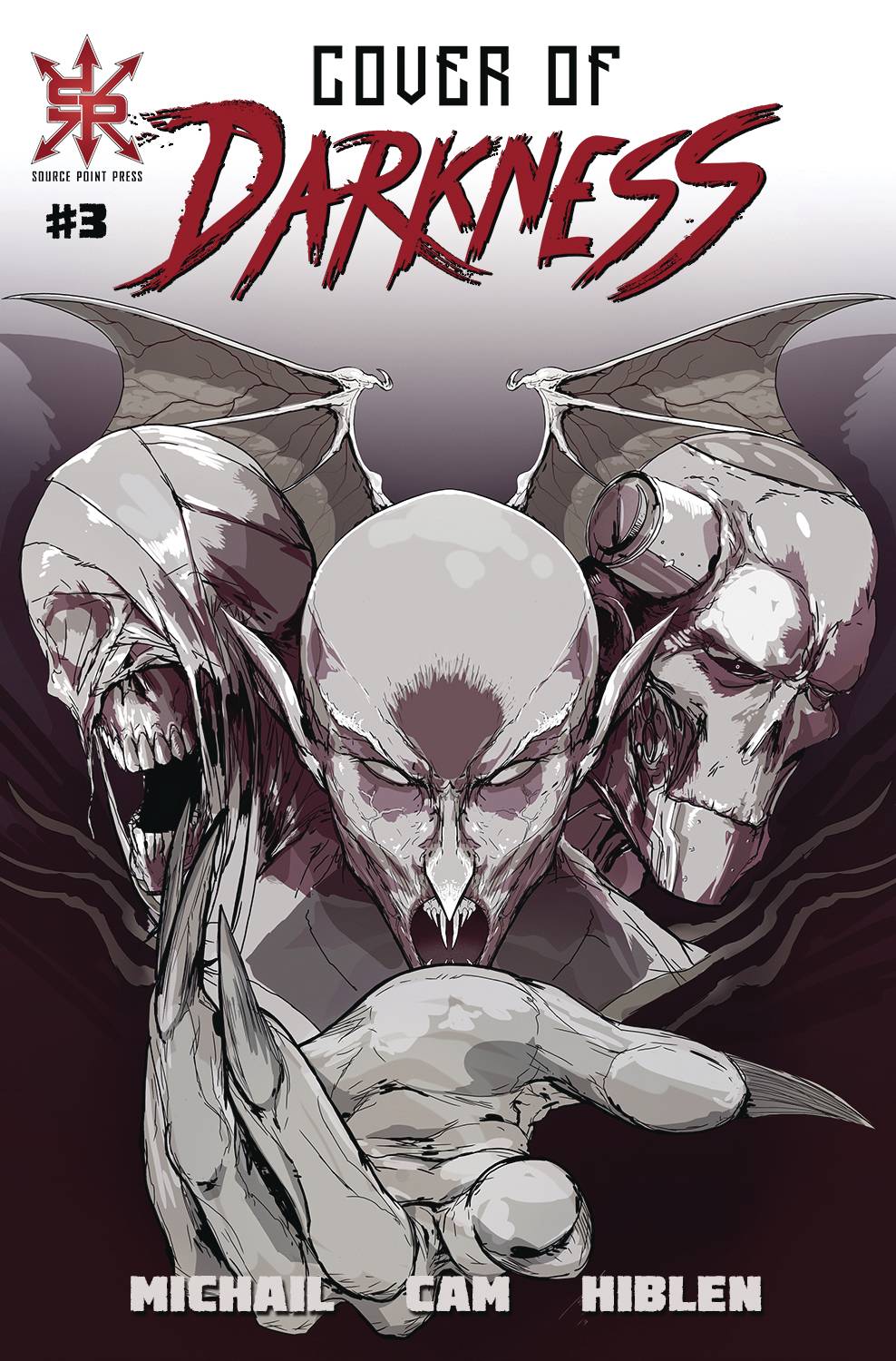 SOURCE POINT PRESS COMIC BOOKS VF/NM COVER OF DARKNESS #3 CVR A HIBLEN (MR)