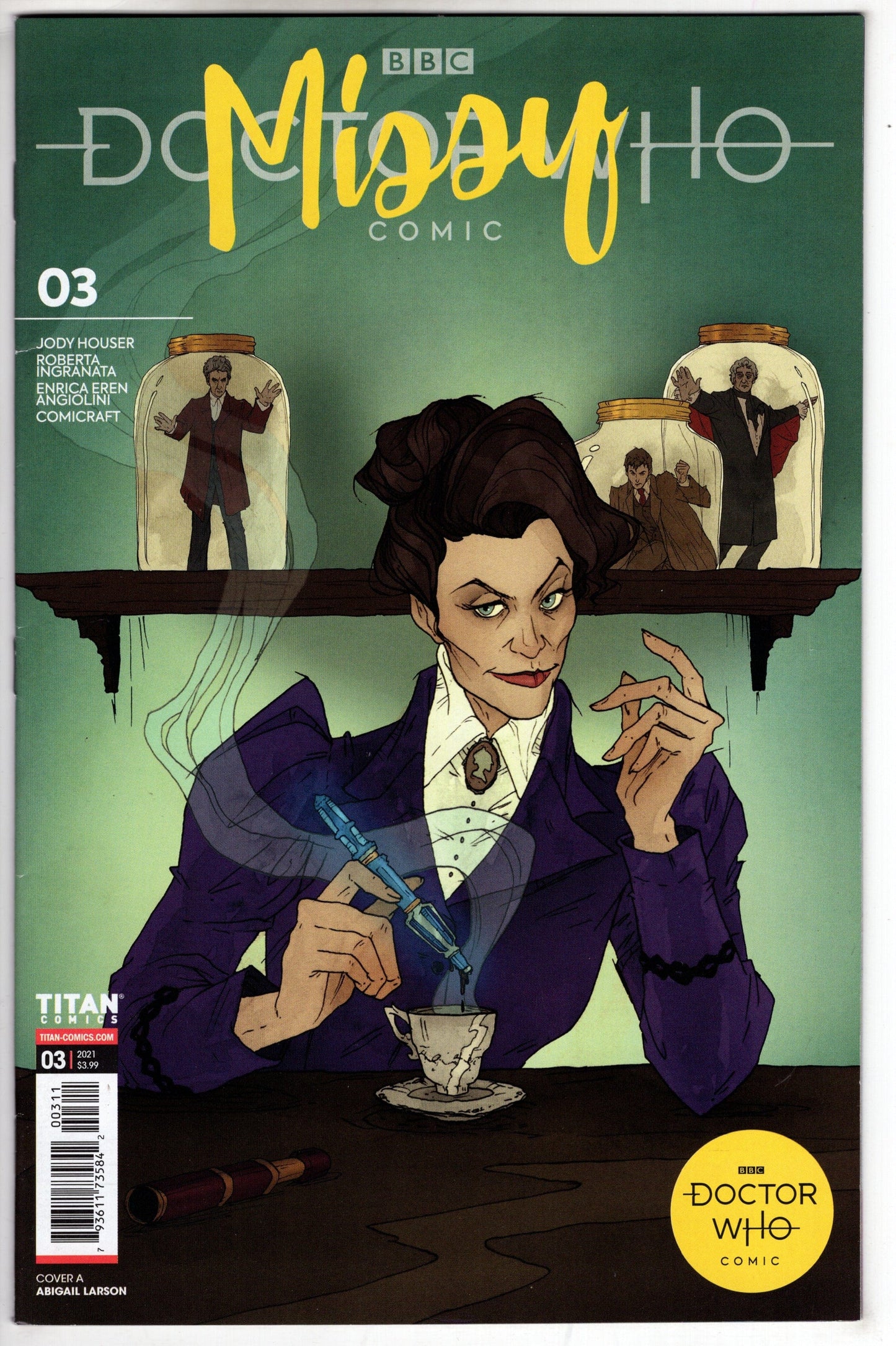 TITAN COMICS COMIC BOOK DOCTOR WHO MISSY #3 CVR A LARSON