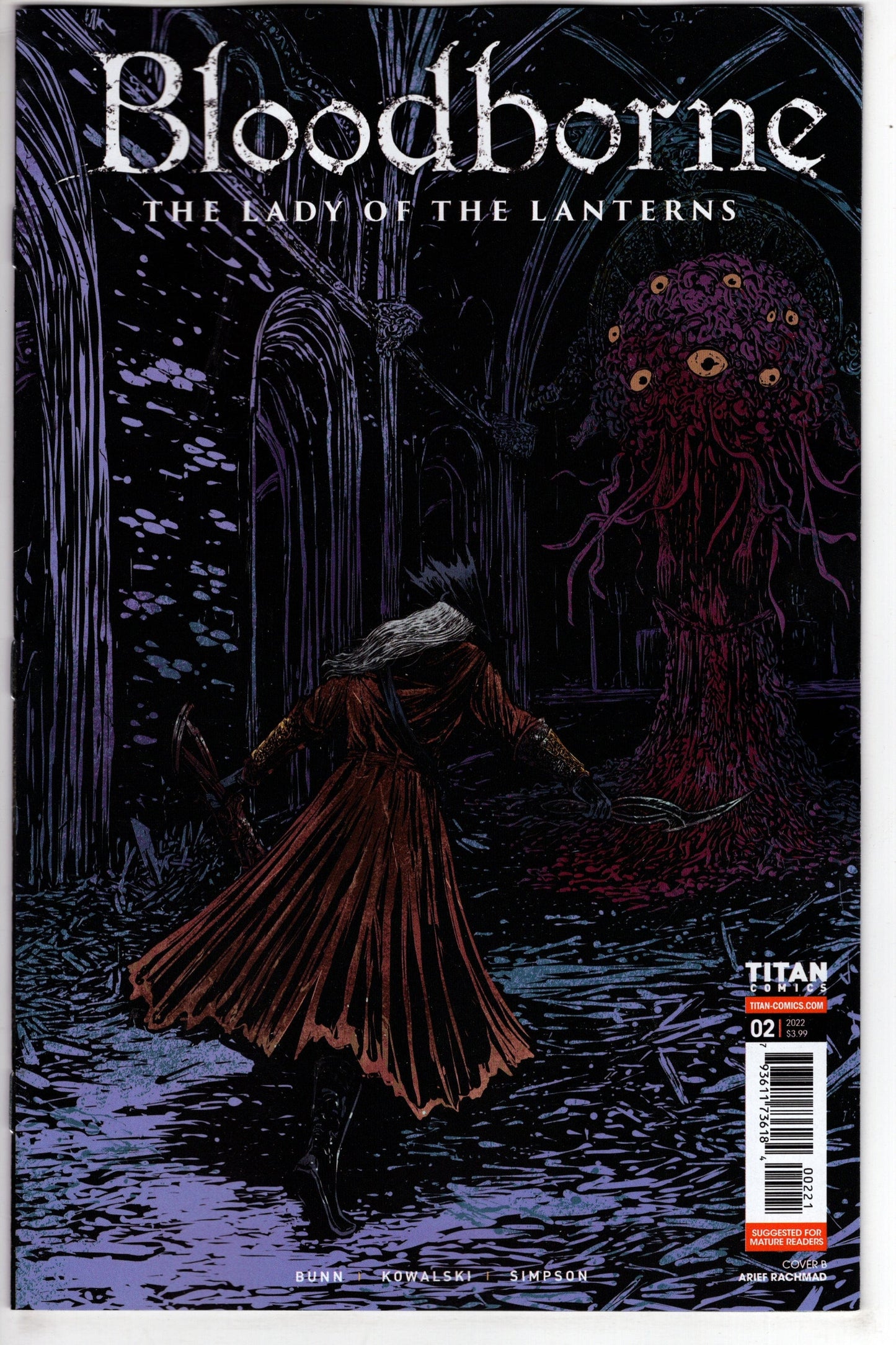 TITAN COMICS COMIC BOOK VF/NM BLOODBORNE LADY OF LANTERNS #2 CVR B