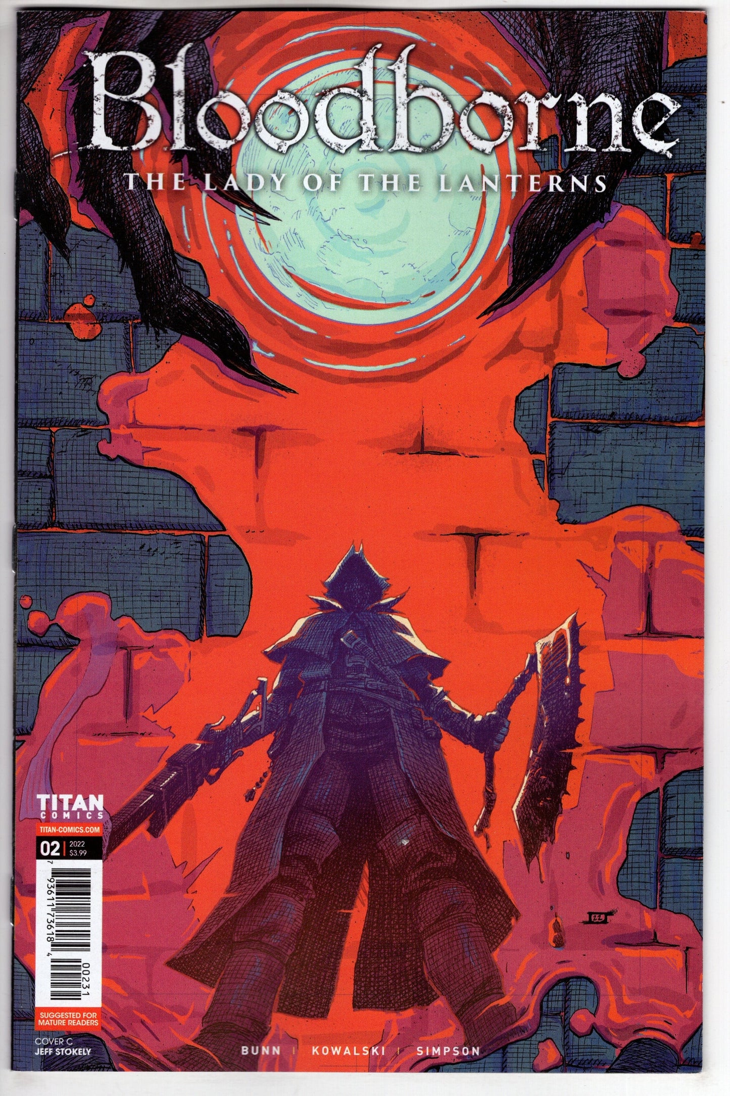 TITAN COMICS COMIC BOOK VF/NM BLOODBORNE LADY OF LANTERNS #2 CVR C STOKELY (MR)