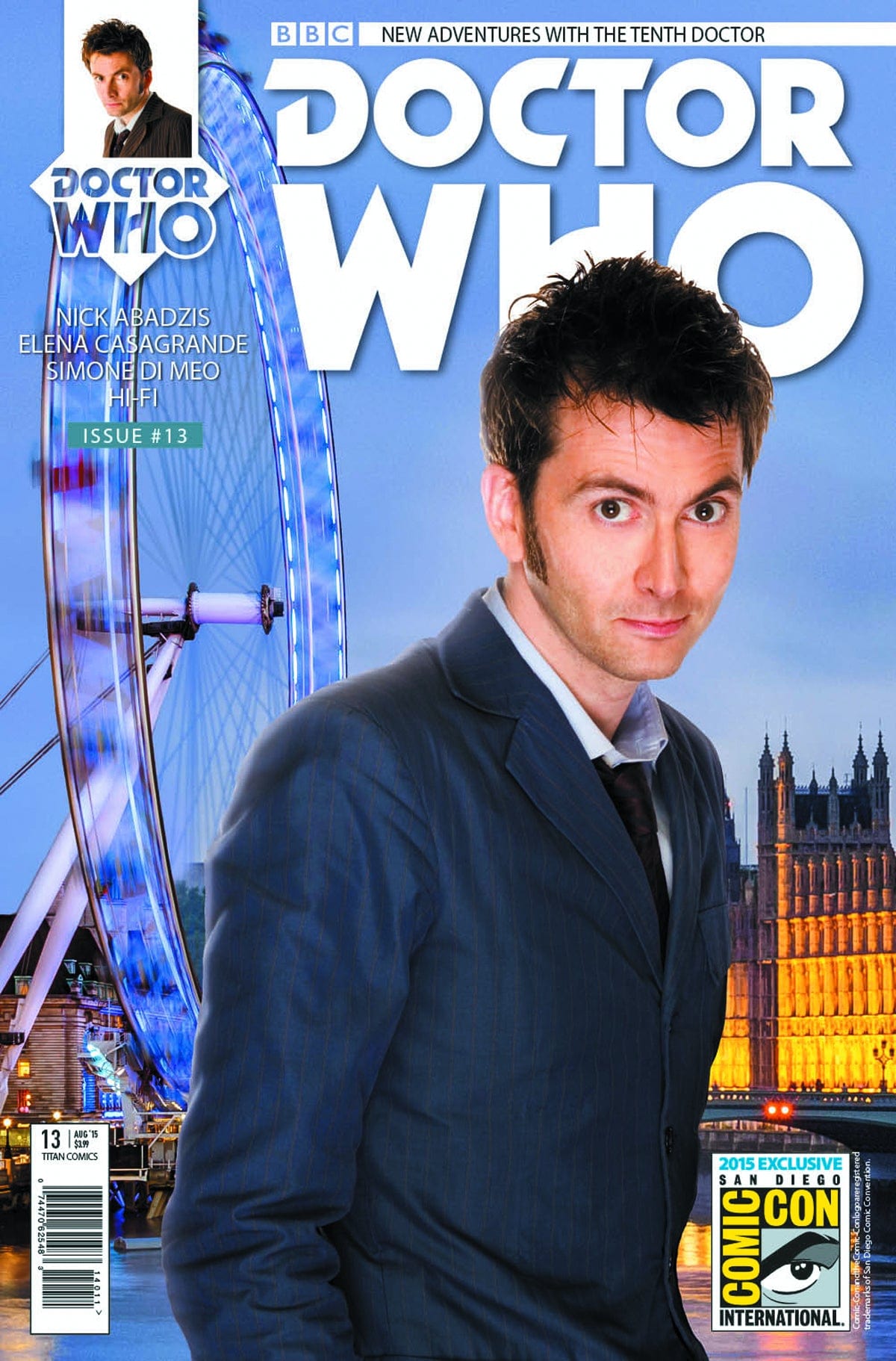 TITAN COMICS Comics DOCTOR WHO 10TH #13 SDCC VAR